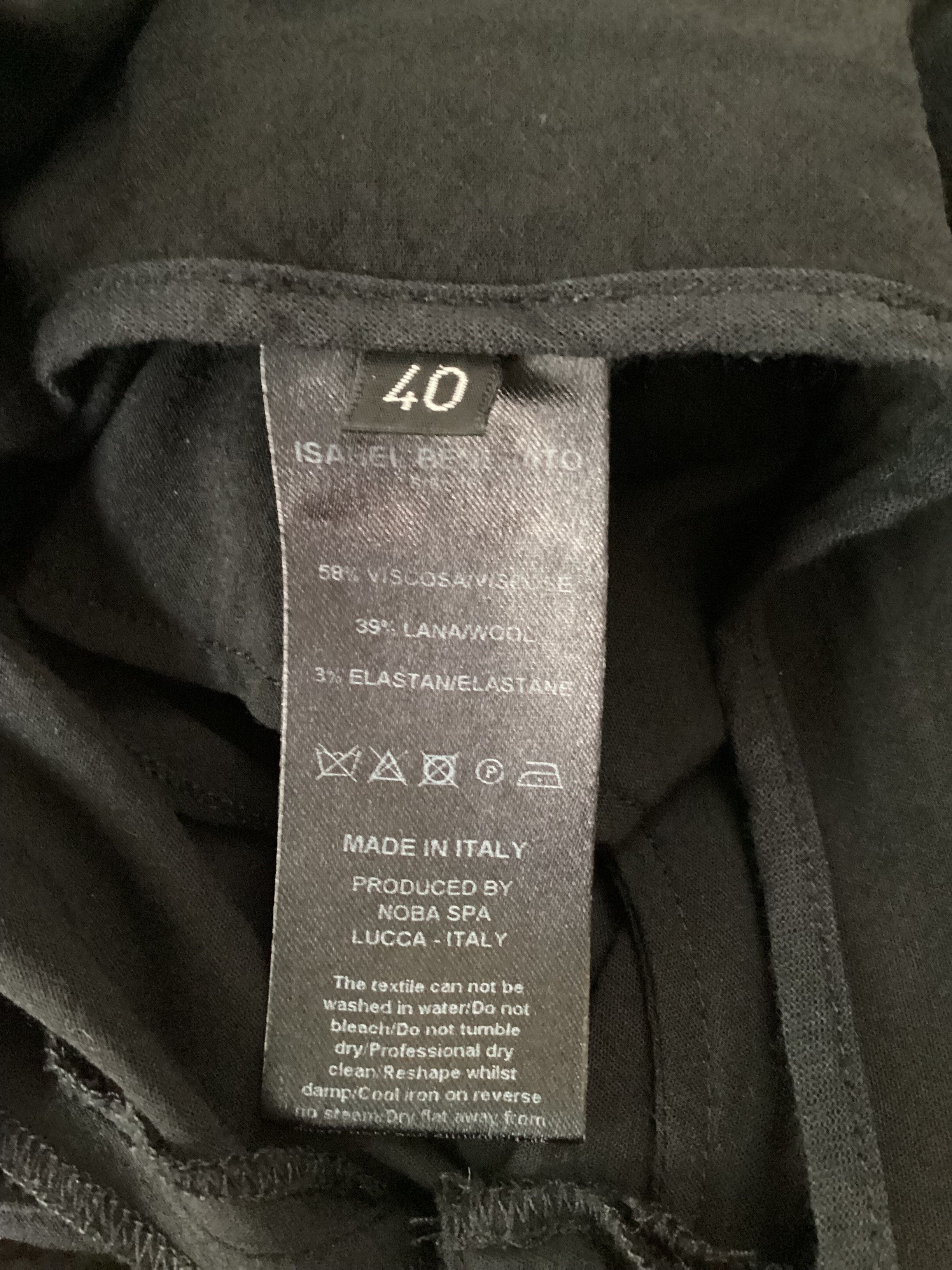 Isabel Benenato Isabel Benenato black pants Size 26" / US 2 / IT 38 - 5 Thumbnail