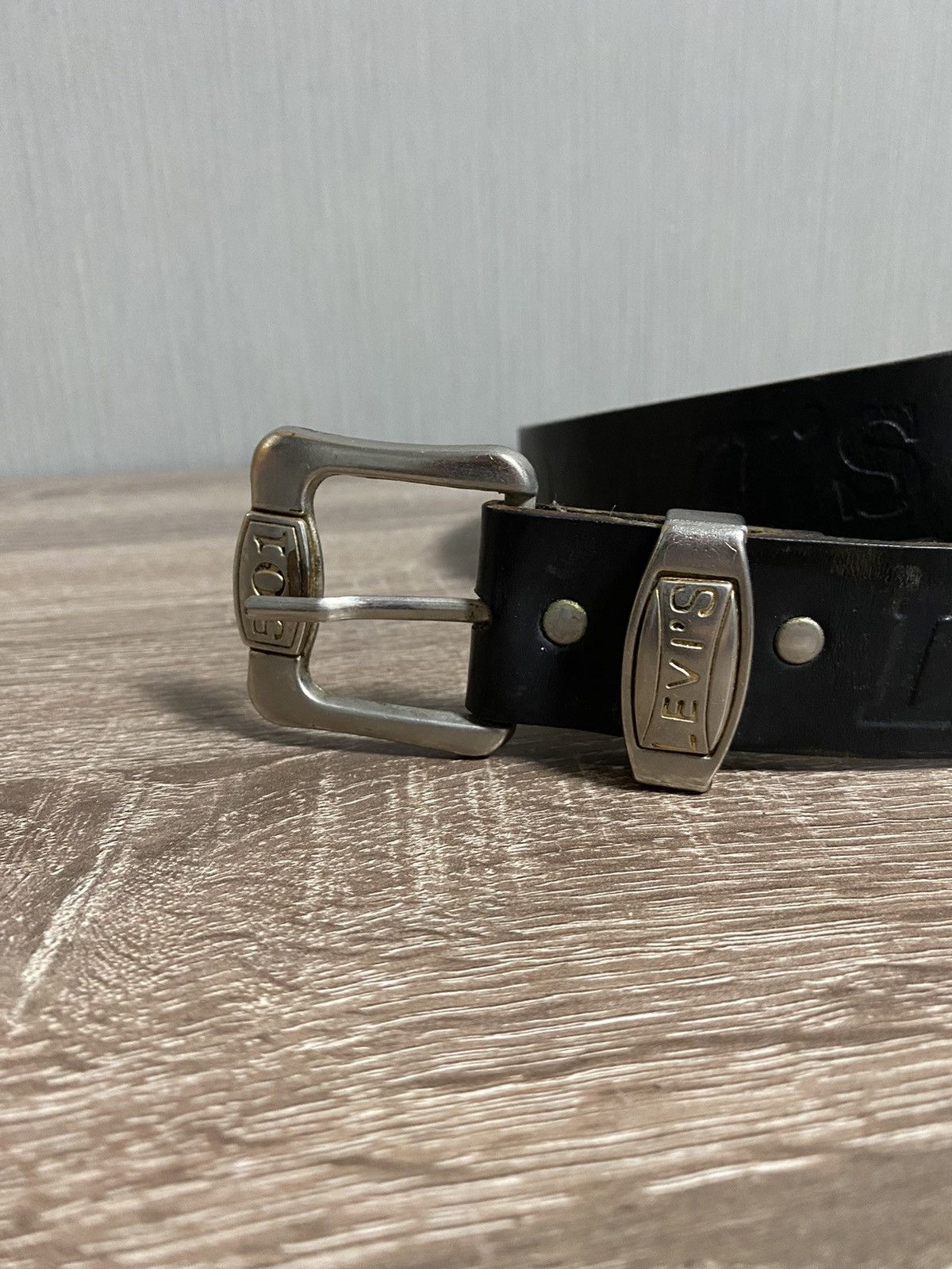 Levi's 🇺🇸 Vintage 90s Levi’s Leather Japanese Metal Punk Rock Emo Size ONE SIZE - 2 Thumbnail