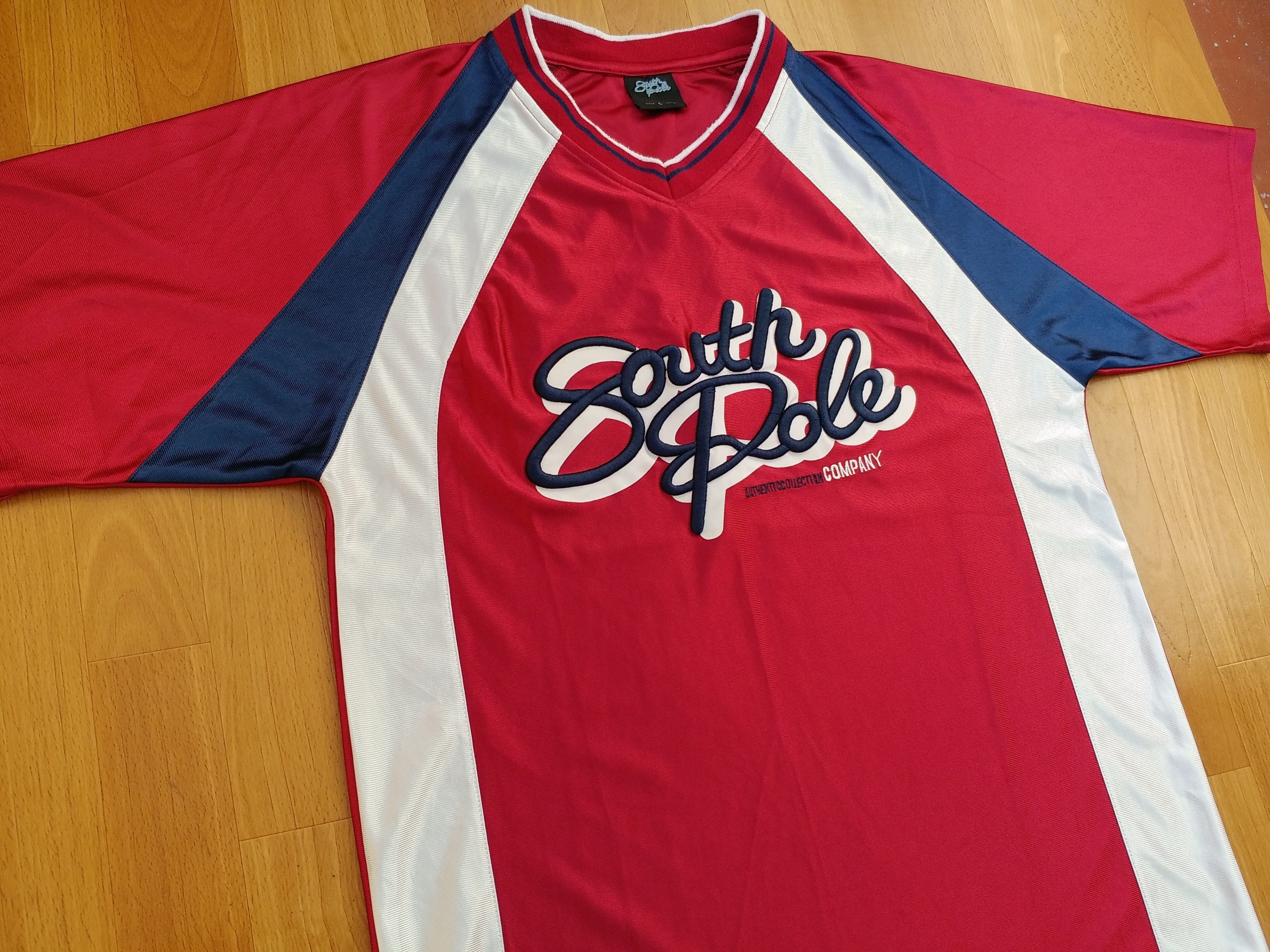 Southpole SOUTHPOLE jersey, red, vintage South Pole t-shirt, 90s L Size US L / EU 52-54 / 3 - 4 Thumbnail