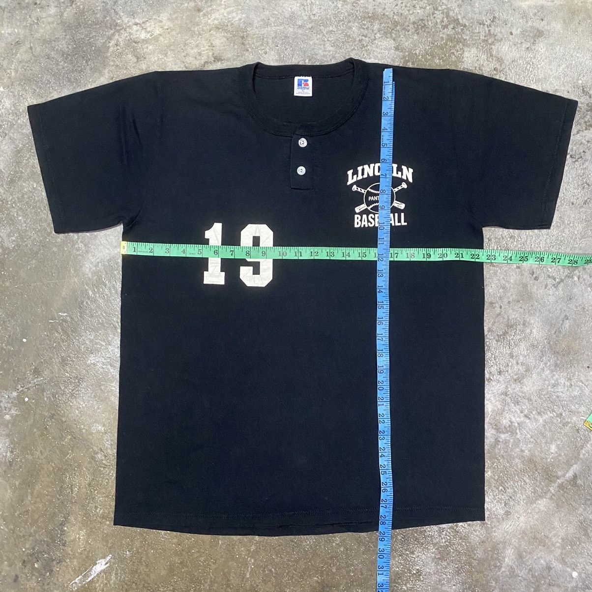 Russell Athletic × Vintage Carolina Panthers Russell Athletic Baseball T Shirt Size US XL / EU 56 / 4 - 11 Thumbnail