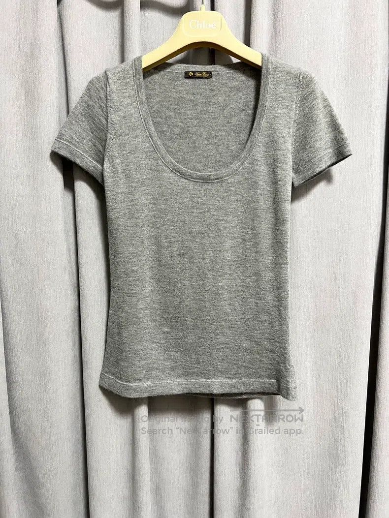 Loro Piana Loro Piana Pure Cashmere Short Sleeve Sweater Size S / US 4 / IT 40 - 1 Thumbnail