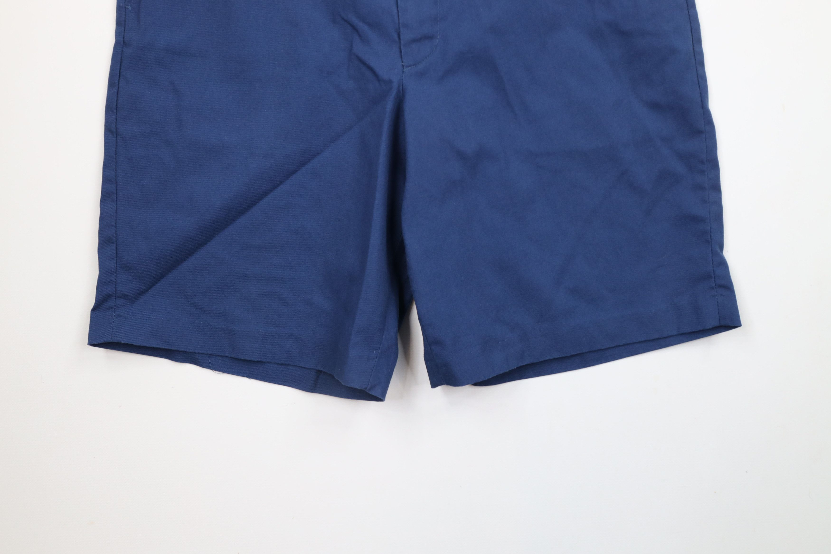 Vintage Vintage 60s 70s Streetwear Above Knee Chino Shorts Blue USA Size US 34 / EU 50 - 4 Thumbnail
