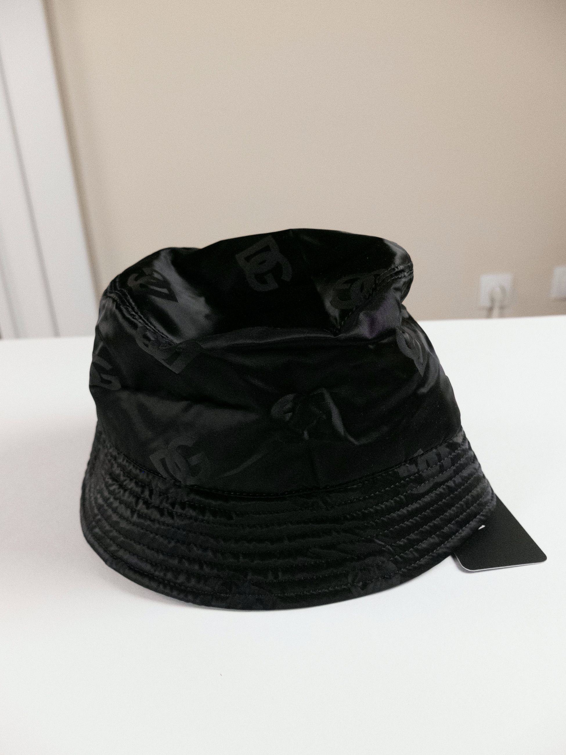 Dolce & Gabbana DOLCE & GABBANA black DG logo print nylon bucket hat Medium Size ONE SIZE - 3 Thumbnail
