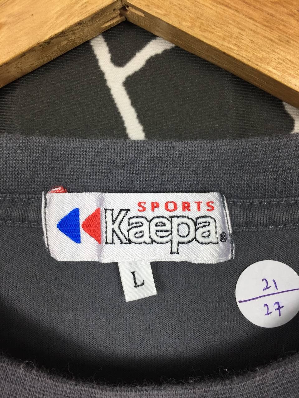 Kappa × Vintage Vtg Kaepa American Feature Sports Graphic Tee Size US L / EU 52-54 / 3 - 6 Thumbnail
