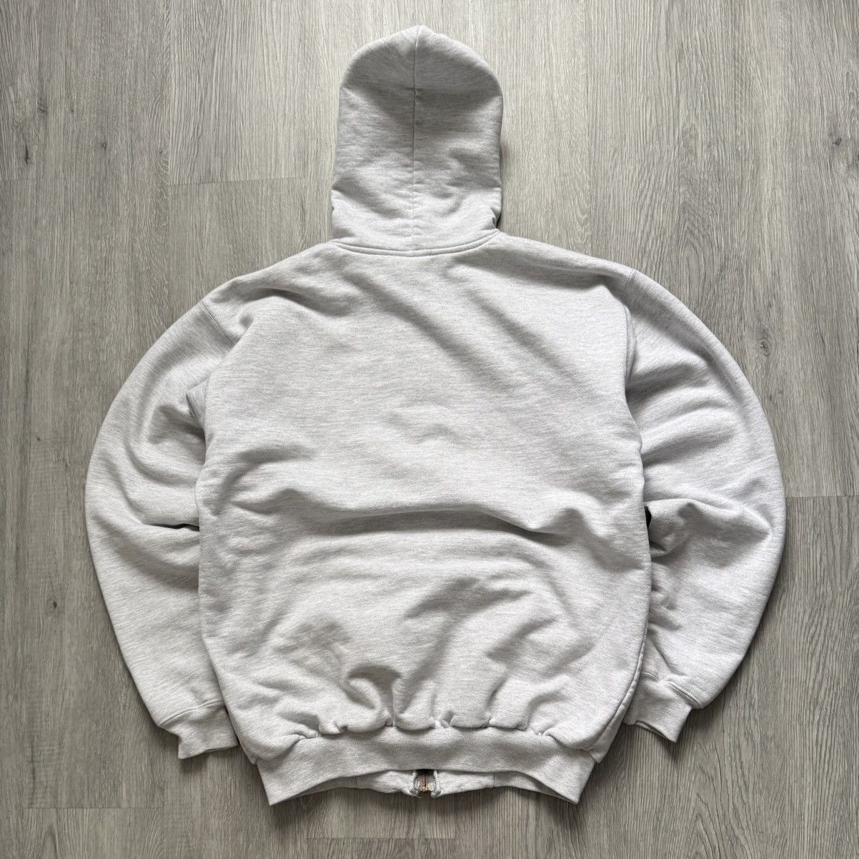 Carhartt Vintage Carhartt Grey Thermal Lined Zip Hoodie - Sz Medium Size US M / EU 48-50 / 2 - 4 Thumbnail