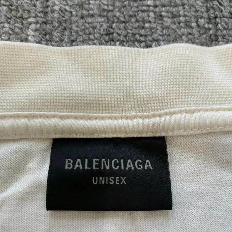 Balenciaga Balenciaga White mirror image flip logo short sleeve Size US XL / EU 56 / 4 - 6 Thumbnail