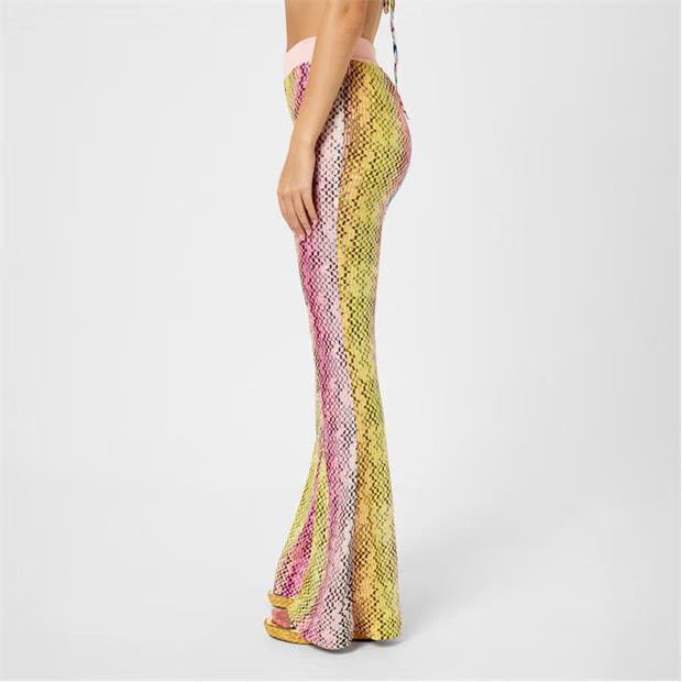 Missoni o1g2r1mq1124 Flare Trouser in Multicolor Size 28" / US 6 / IT 42 - 4 Thumbnail