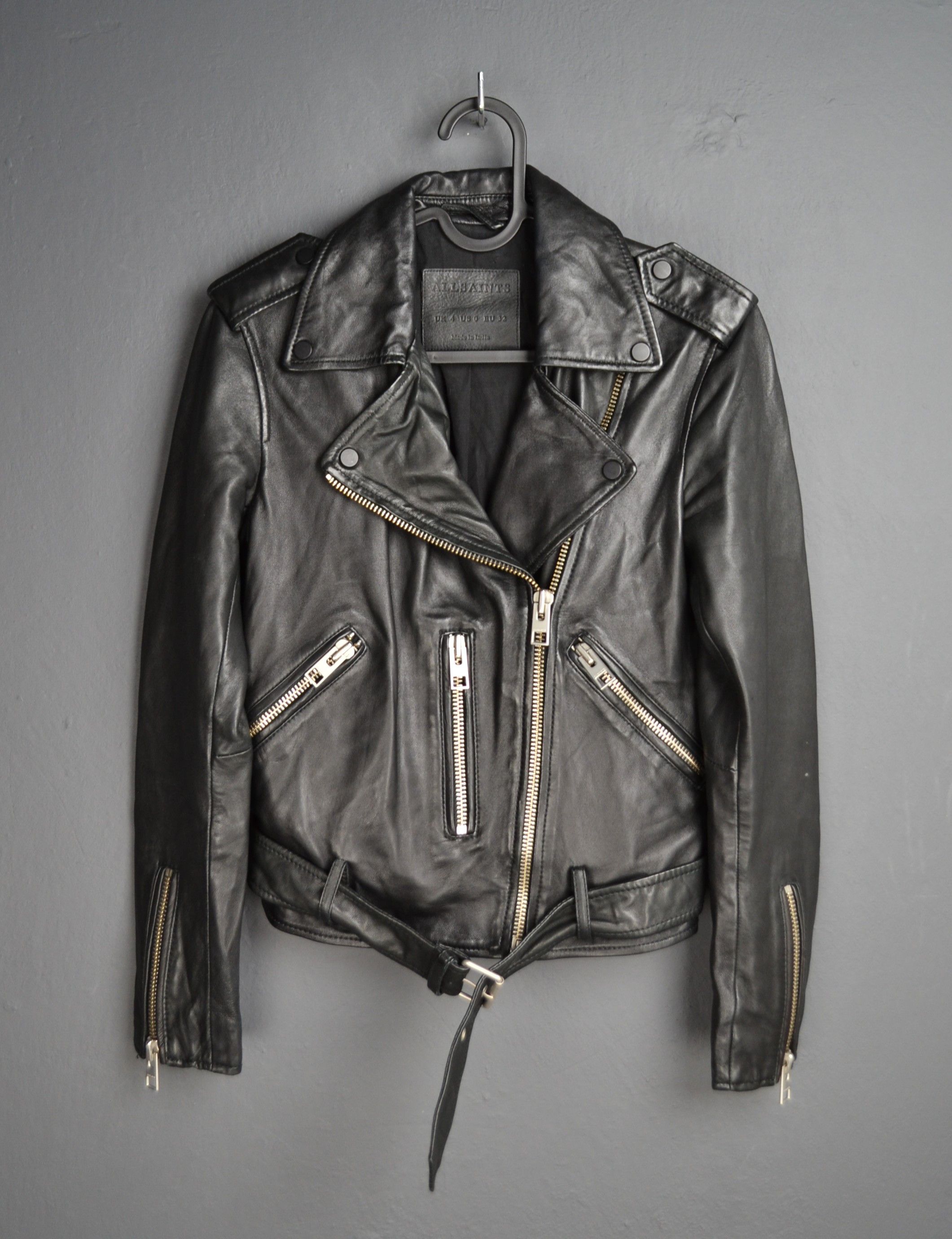 Allsaints Allsaints Balfern Biker Black 0 US Jacket Size XS / US 0-2 / IT 36-38 - 1 Thumbnail