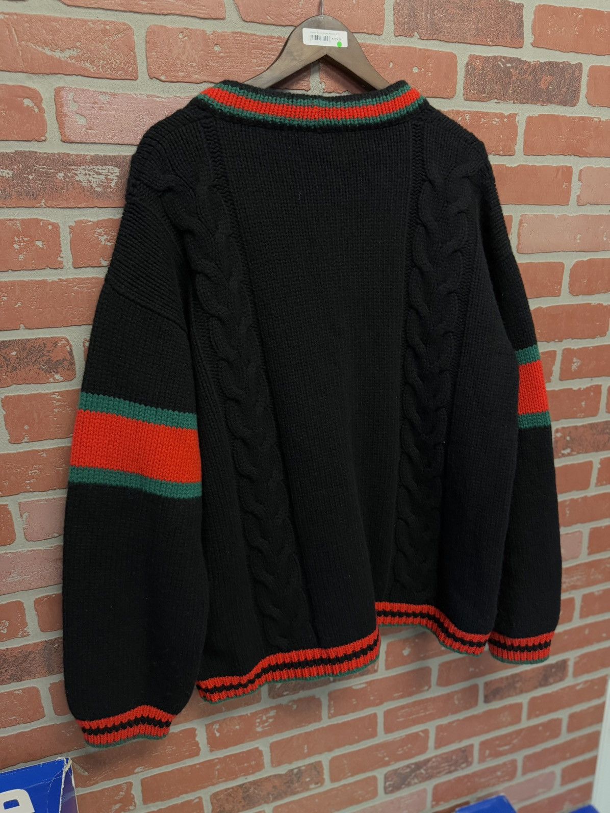 Gucci Gucci Cable Knit Cardigan Size (XXXL) Flawless 🧼 Size US XXL / EU 58 / 5 - 18 Thumbnail