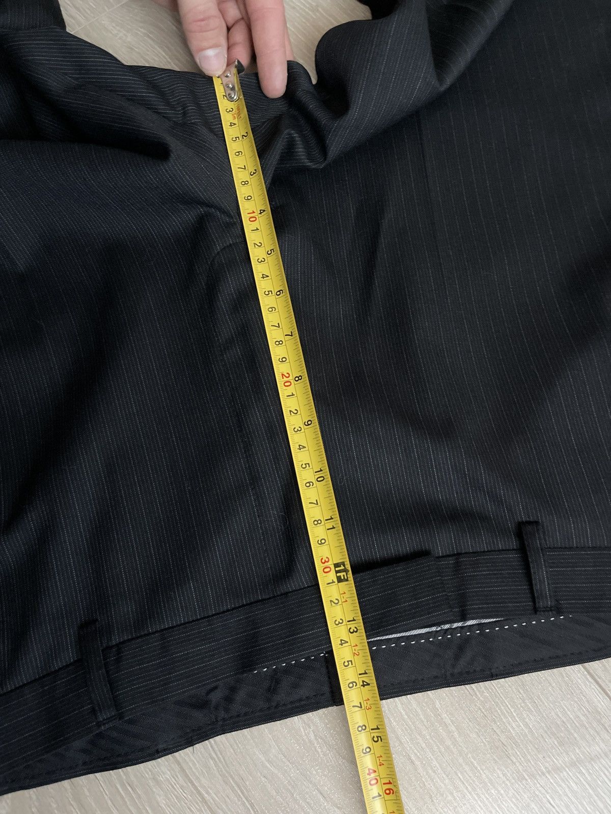 NEXT Next Super 100s Wool Pinstripe Suit blazer Pure New Wool 44R Size 44R - 21 Thumbnail
