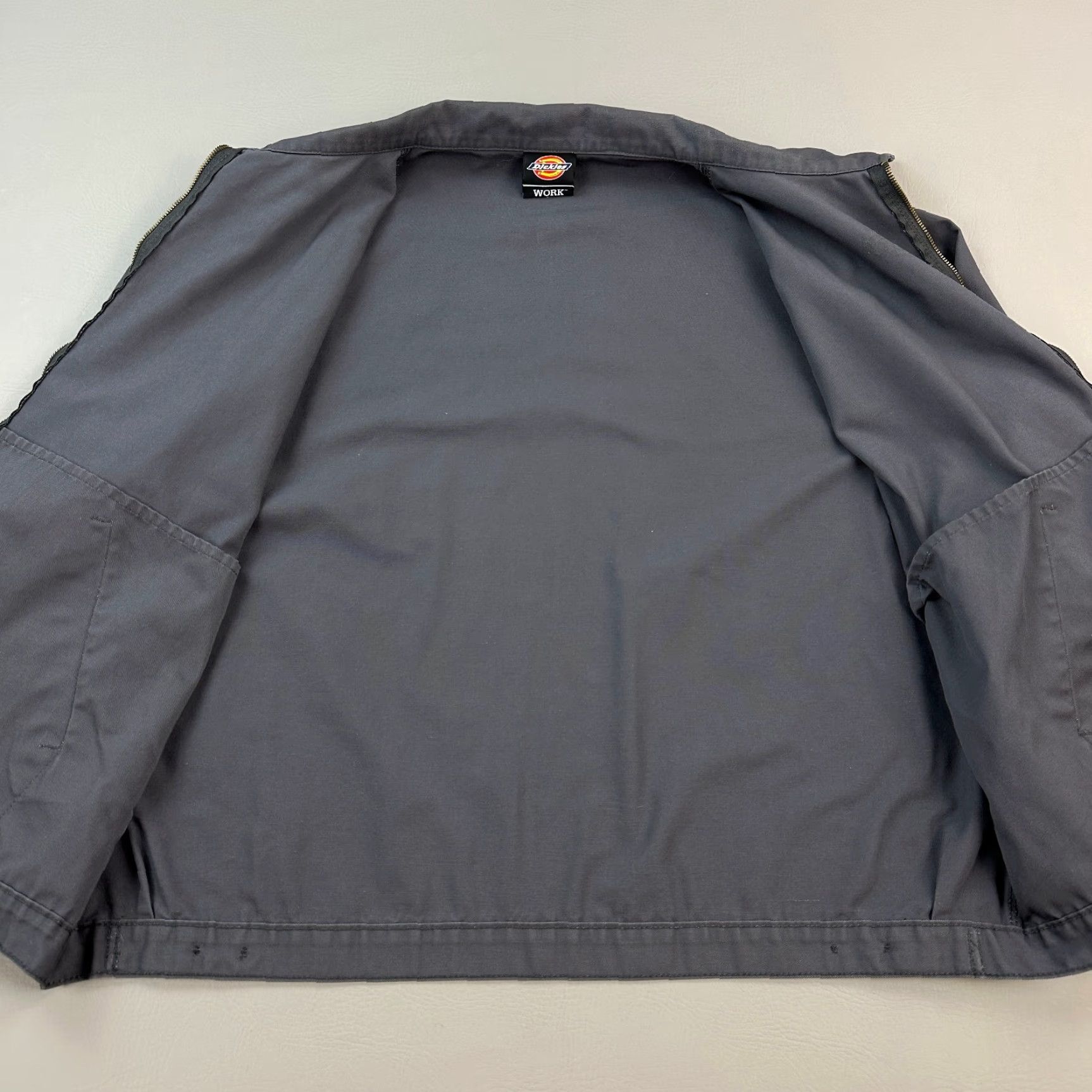 Dickies Dickies Eisenhower Jacket Mens 3XL Gray Full Zip Unlined Mechanics Workwear Y2K Vintage Size US XXL / EU 58 / 5 - 7 Thumbnail