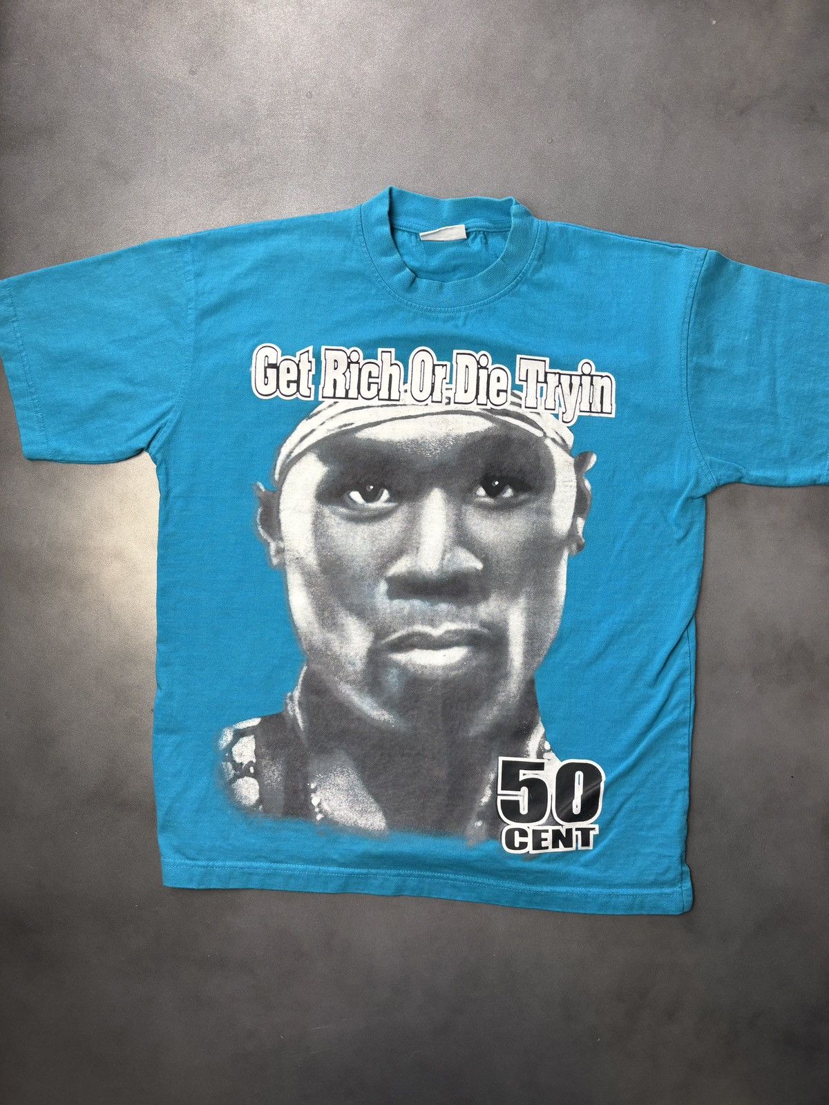 Rap Tees Vintage Bootleg 50 Cent Parking Lot Tee Shirt 1990s Y2K Rap Size US S / EU 44-46 / 1 - 8 Thumbnail