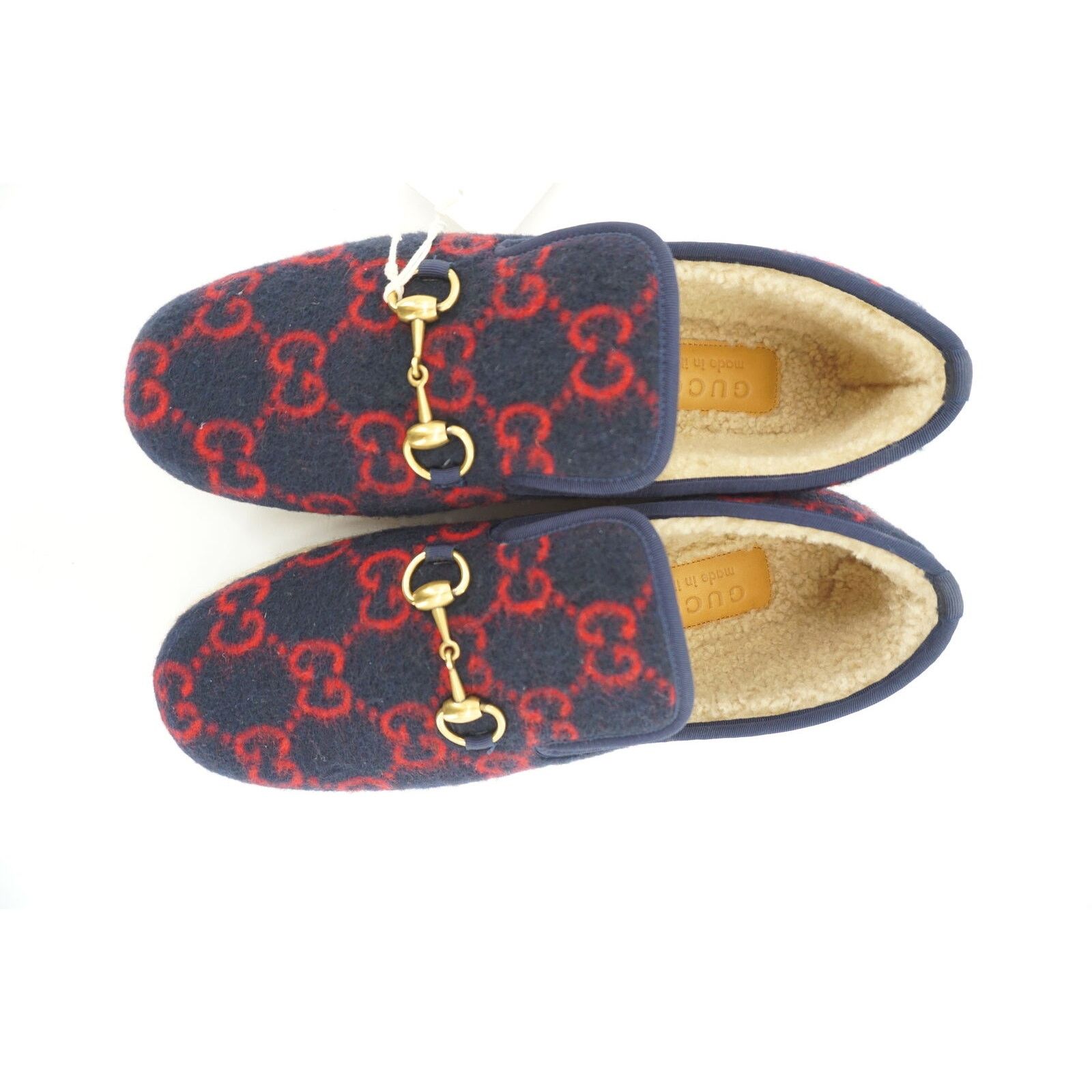 Gucci Gucci Fria GG Horsebit Espadrille Loafer Size 7.5G Wool Fur Size US 8 / EU 41 - 4 Thumbnail