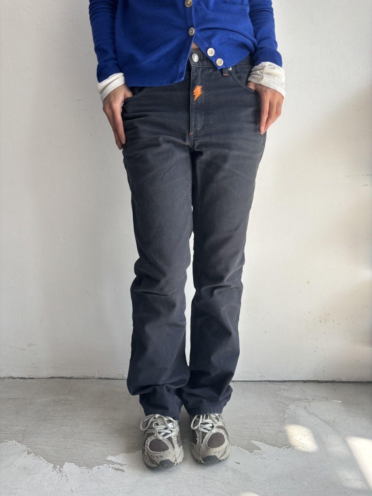 W&LT W&LT F/W1998 - 1999 “believe” runway flared denim Size US 31 - 2 Thumbnail