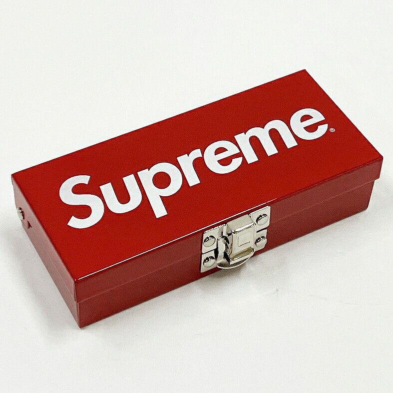 Supreme 17ss Small Metal Storage Box Red, Men's