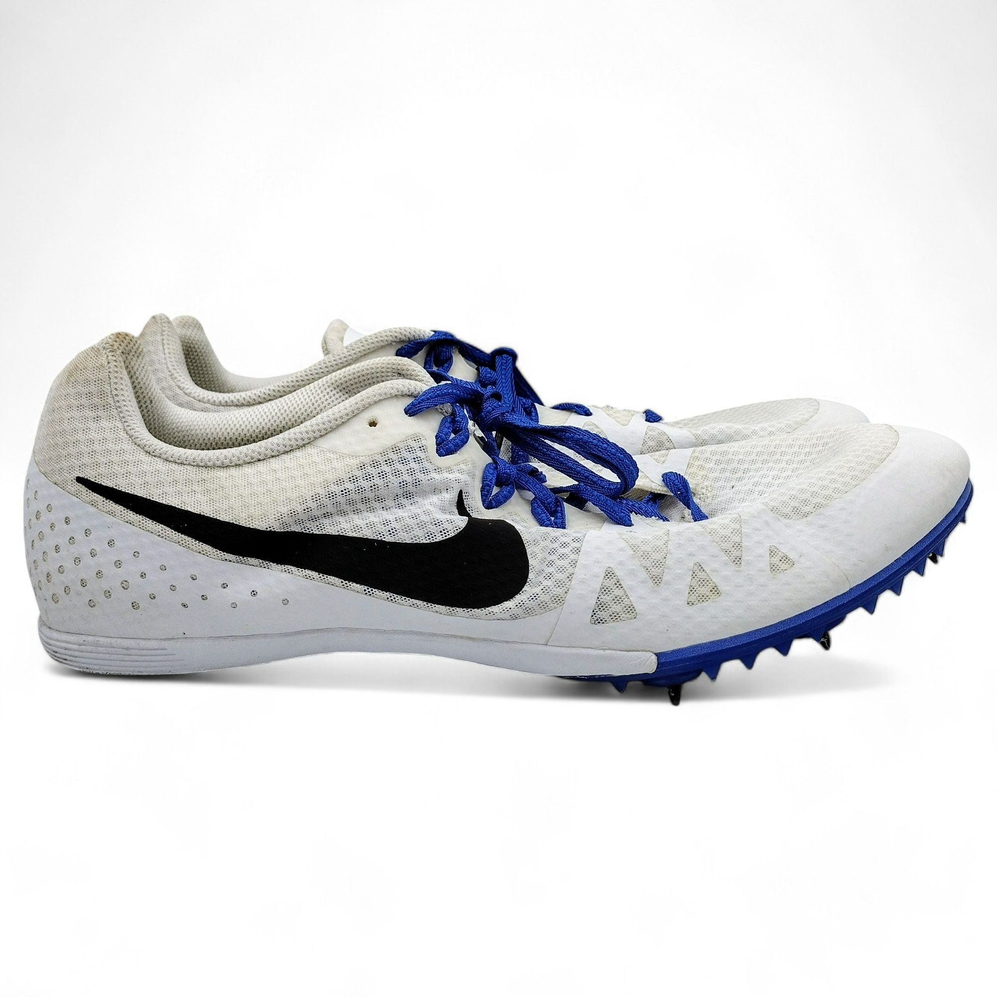 Nike Nike Zoom Rival M8 Shoes Racing Track Spikes White Size 13 Size US 13 / EU 46 - 3 Thumbnail