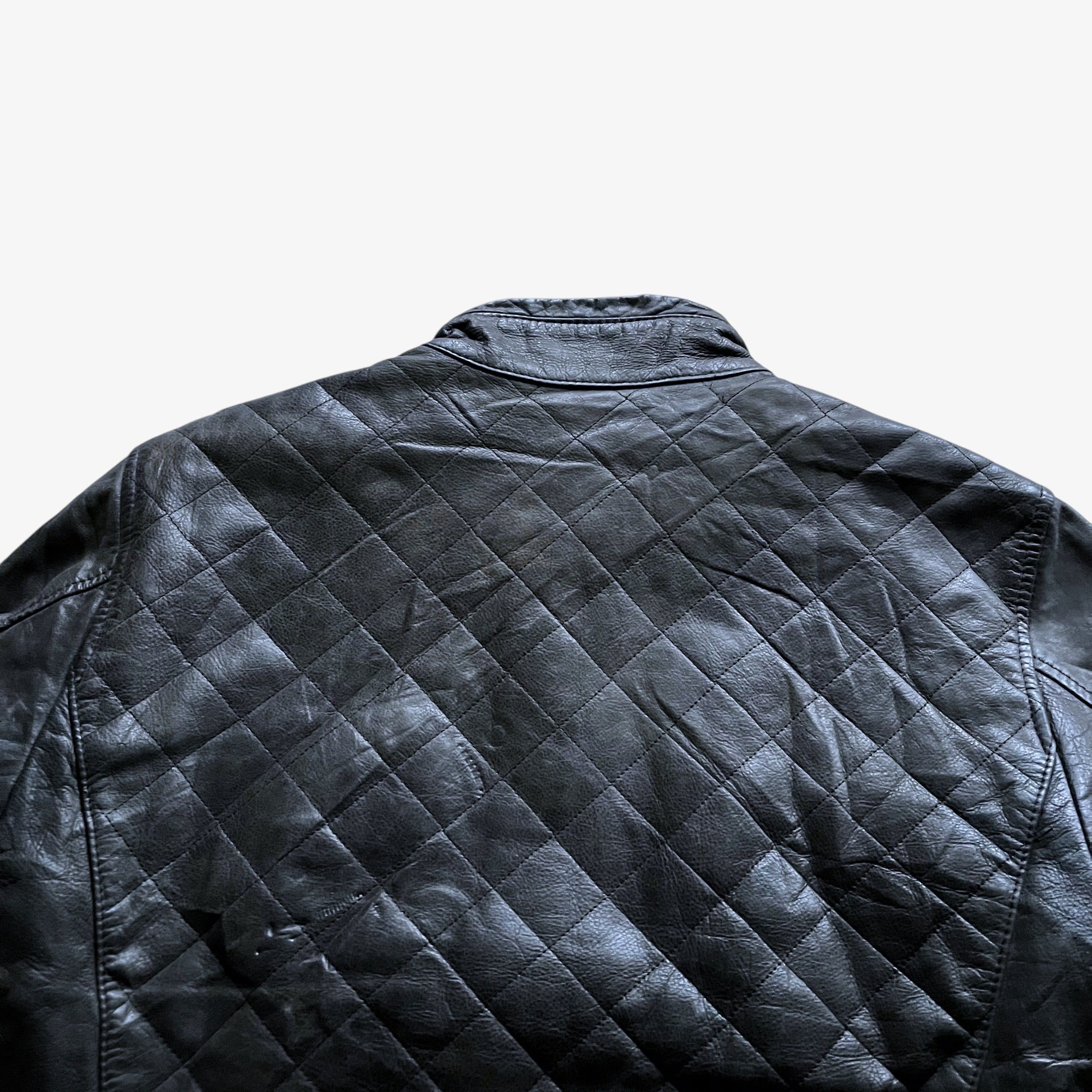 Belstaff Vintage Y2K Women's Belstaff Quilted Leather Biker Jacket Size M / US 6-8 / IT 42-44 - 7 Thumbnail