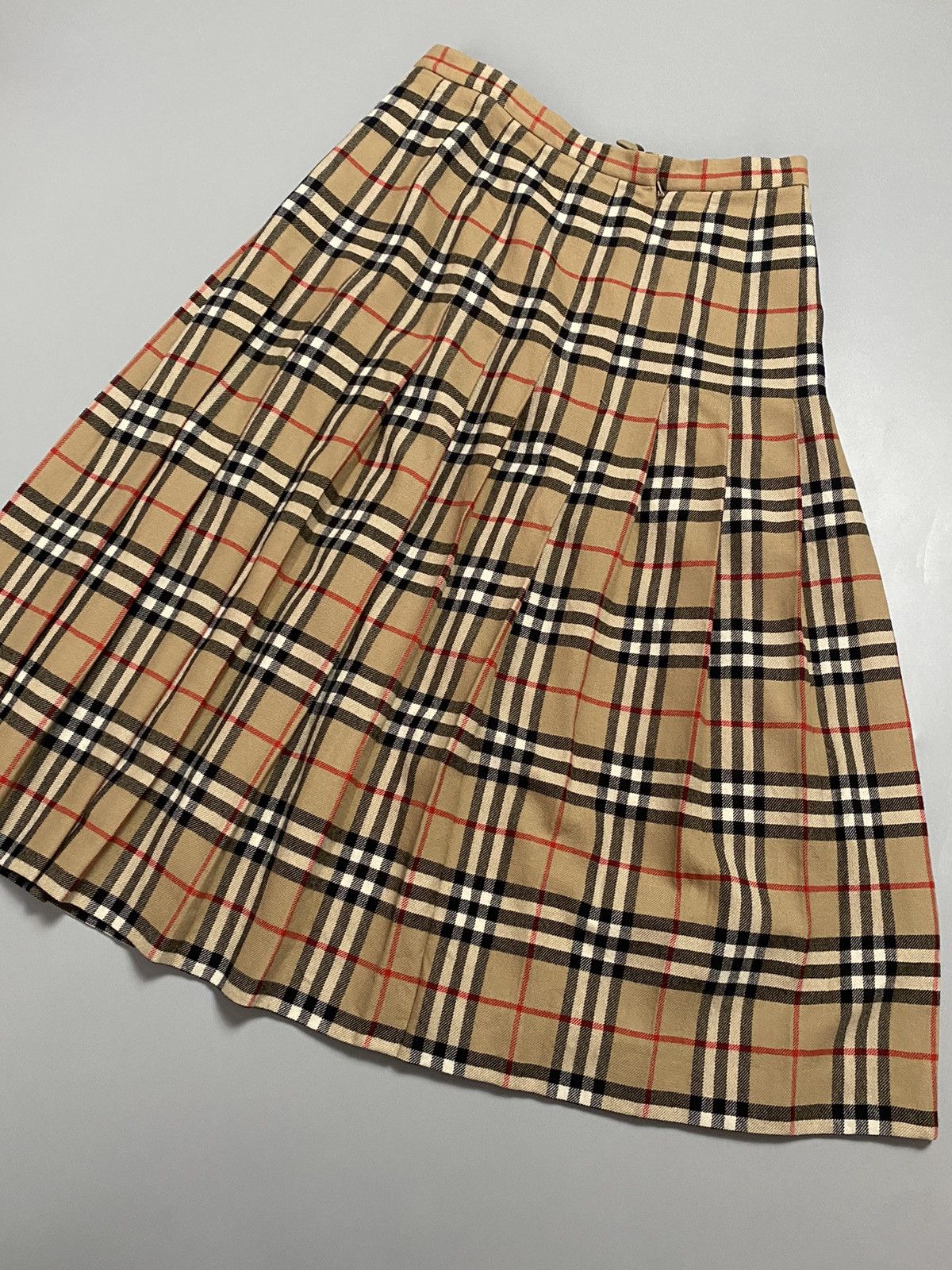 Burberry Burberry vintage wool nova check maxi flared dress Size 30" / US 8 / IT 44 - 9 Thumbnail