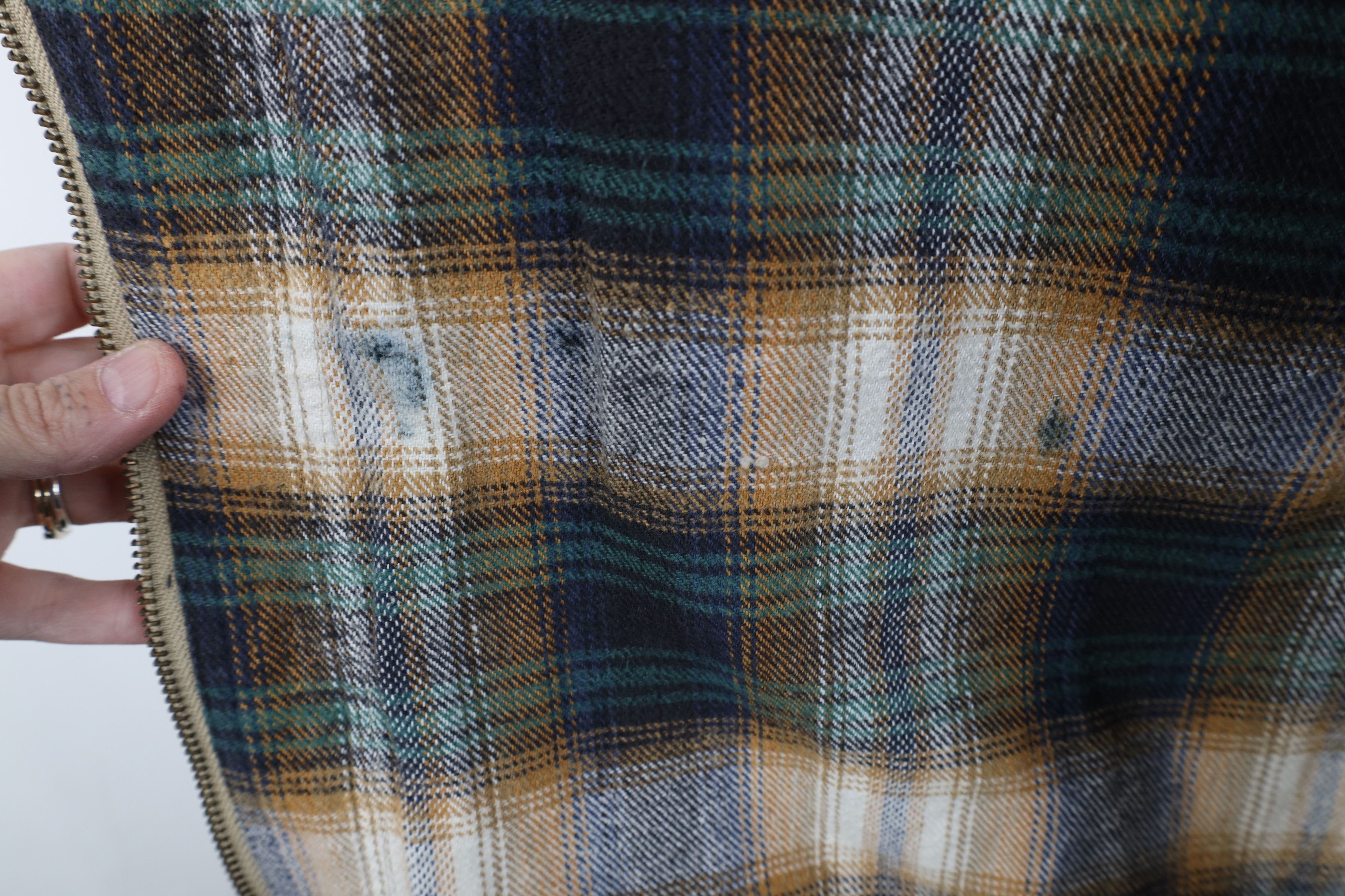 Express Vintage 90s Express Flannel Lined Hook Clasp Parka Jacket Size US M / EU 48-50 / 2 - 10 Thumbnail