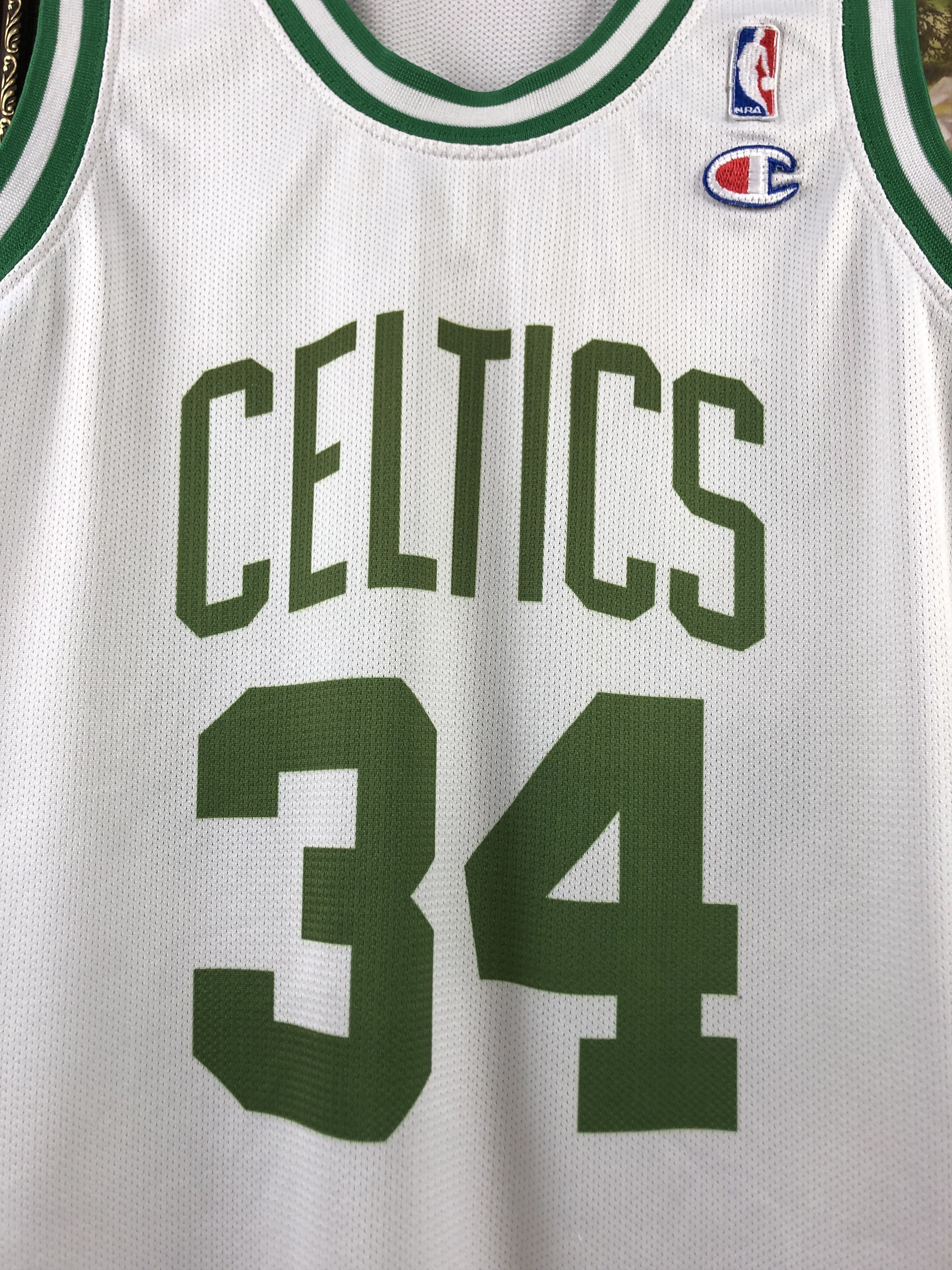 Champion Vintage 90's Boston Celtics Paul Pierce #24 White Jersey Size US L / EU 52-54 / 3 - 5 Thumbnail