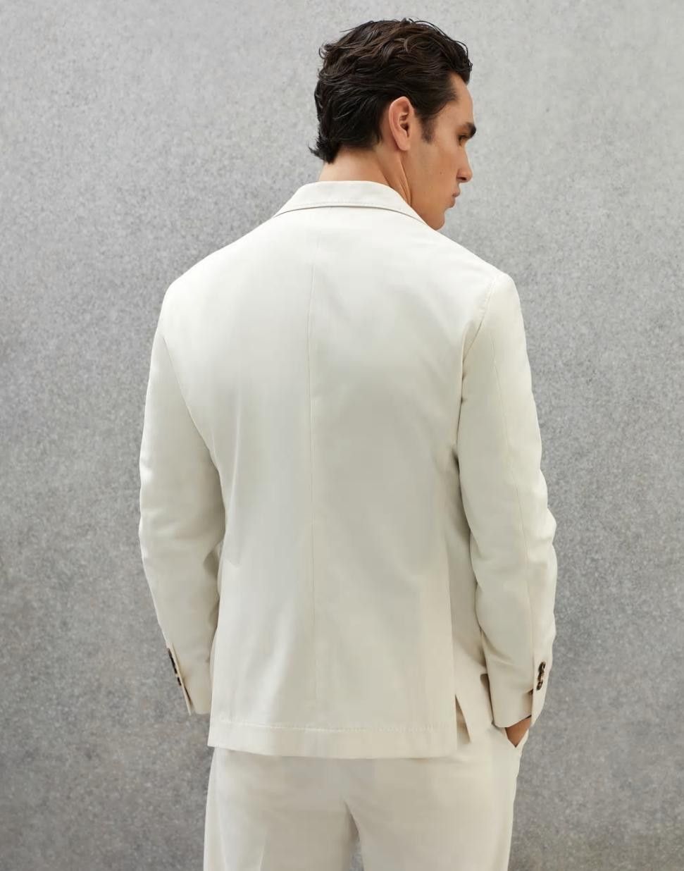 Brunello Cucinelli Jacket in White Size US S / EU 44-46 / 1 - 3 Thumbnail