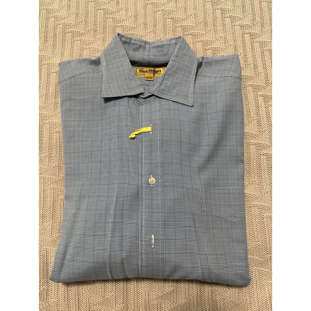 Paul Stuart Paul Stuart blue glen check plaid button down size 15.5 Size US M / EU 48-50 / 2 - 1 Thumbnail