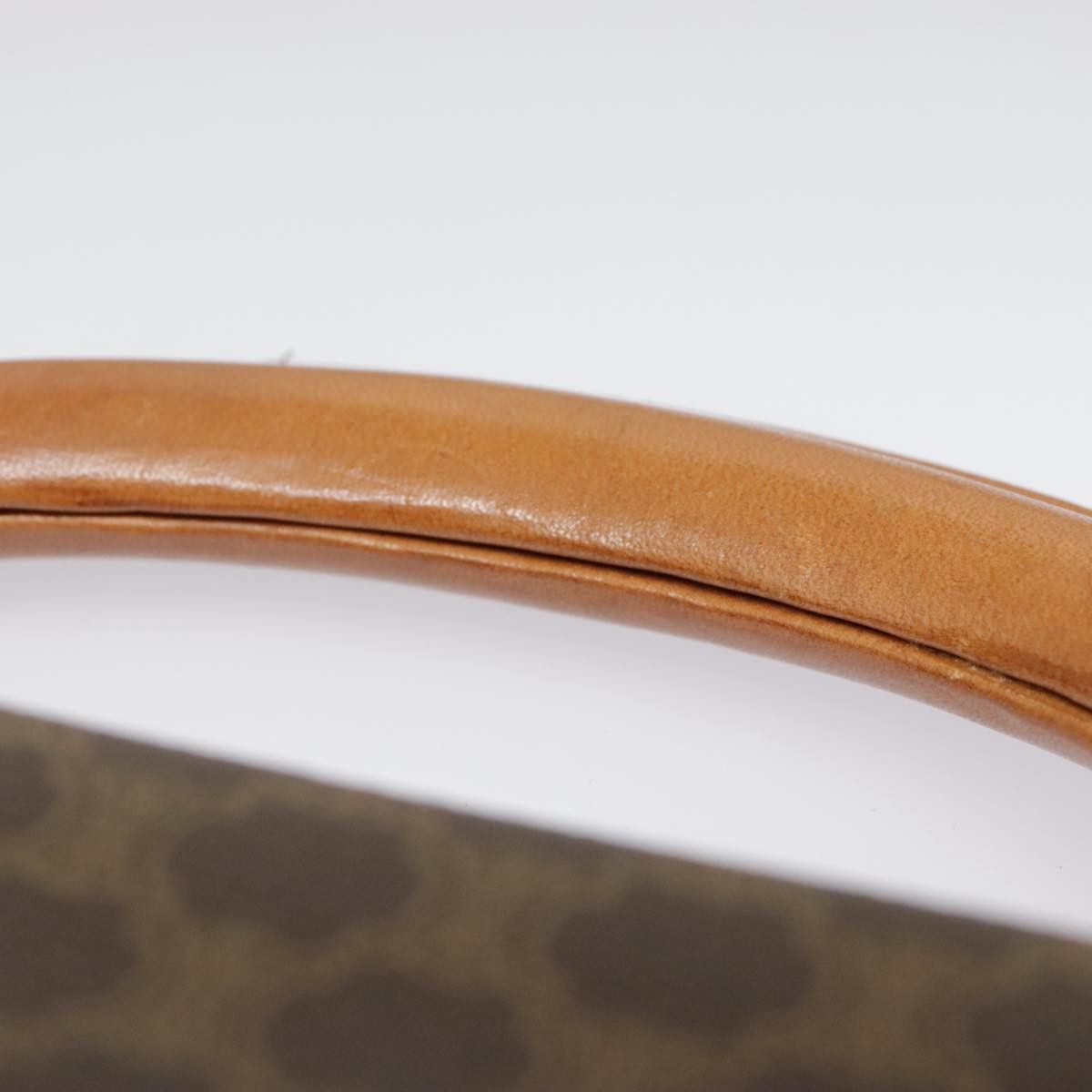 Celine CELINE Macadam Canvas Shoulder Bag Pvc Leather Brown Gold Size ONE SIZE - 13 Thumbnail