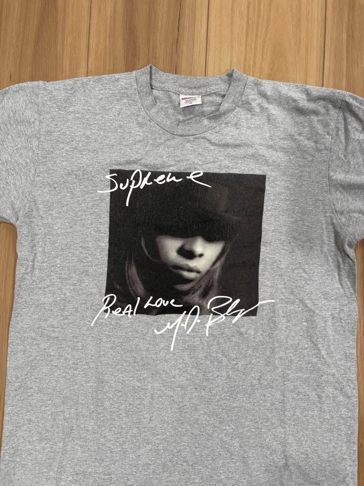 Supreme Supreme Mary J. Blige Tee 'Heather Grey' FW19 Size US M / EU 48-50 / 2 - 3 Thumbnail