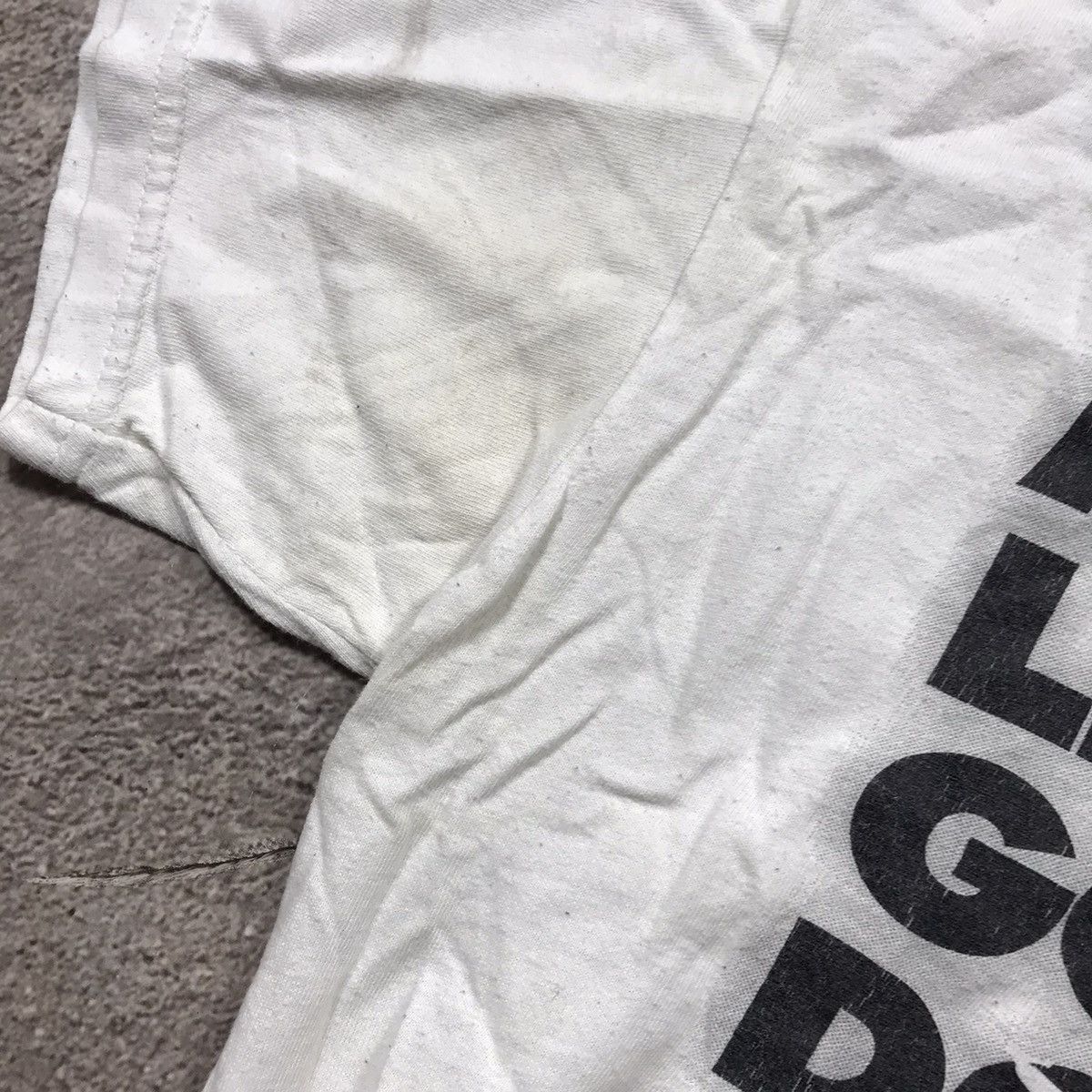 Vintage Vintage 90s Graphic Tee My Life Is Going Downhill Y2K Skate Size US S / EU 44-46 / 1 - 4 Thumbnail