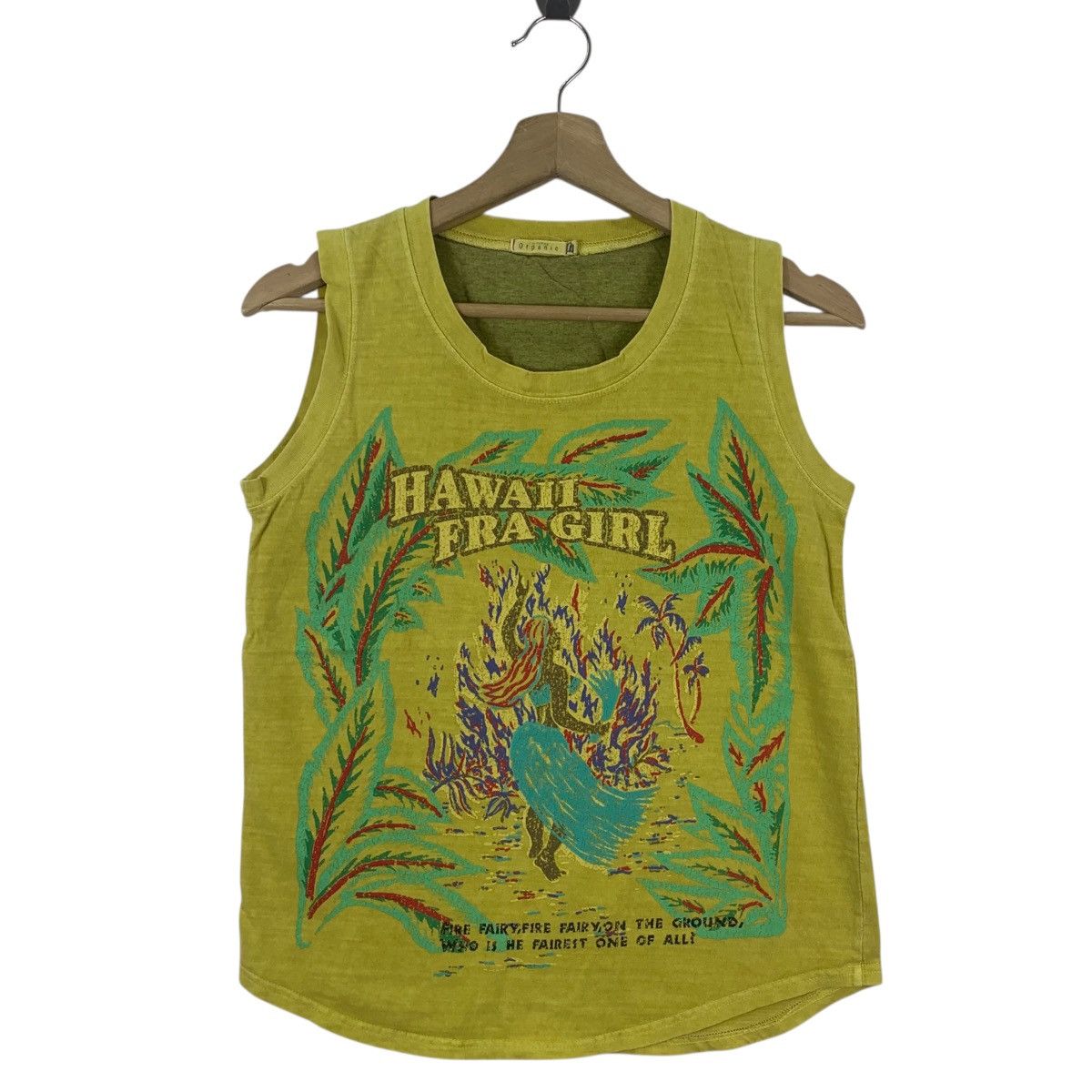 Vintage Vintage HAWAII FRA GIRL Resort Hawaiian Tank Top Tee Shirt Size XXS / US 00 / IT 34 - 4 Thumbnail