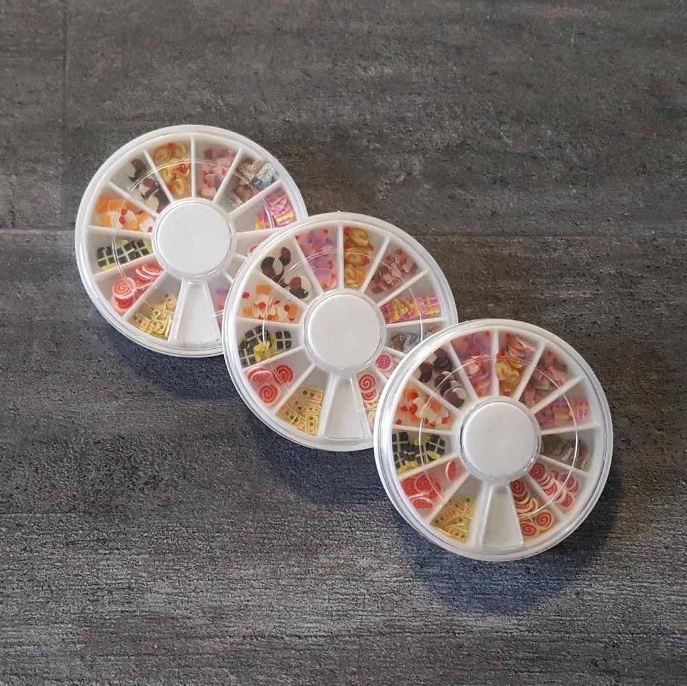 Designer Cupcake Nail Art Decoration Bundle Size ONE SIZE - 1 Thumbnail