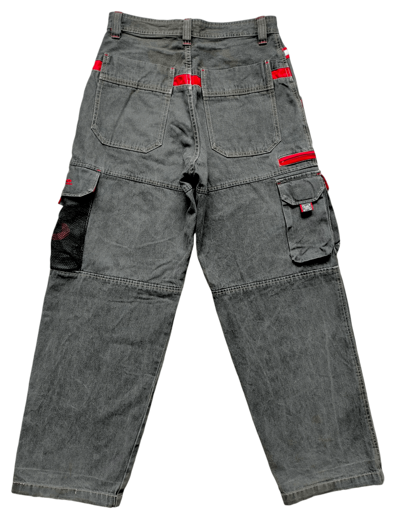 Japanese Brand × Jnco × Streetwear Piko Baggy Embroidered 