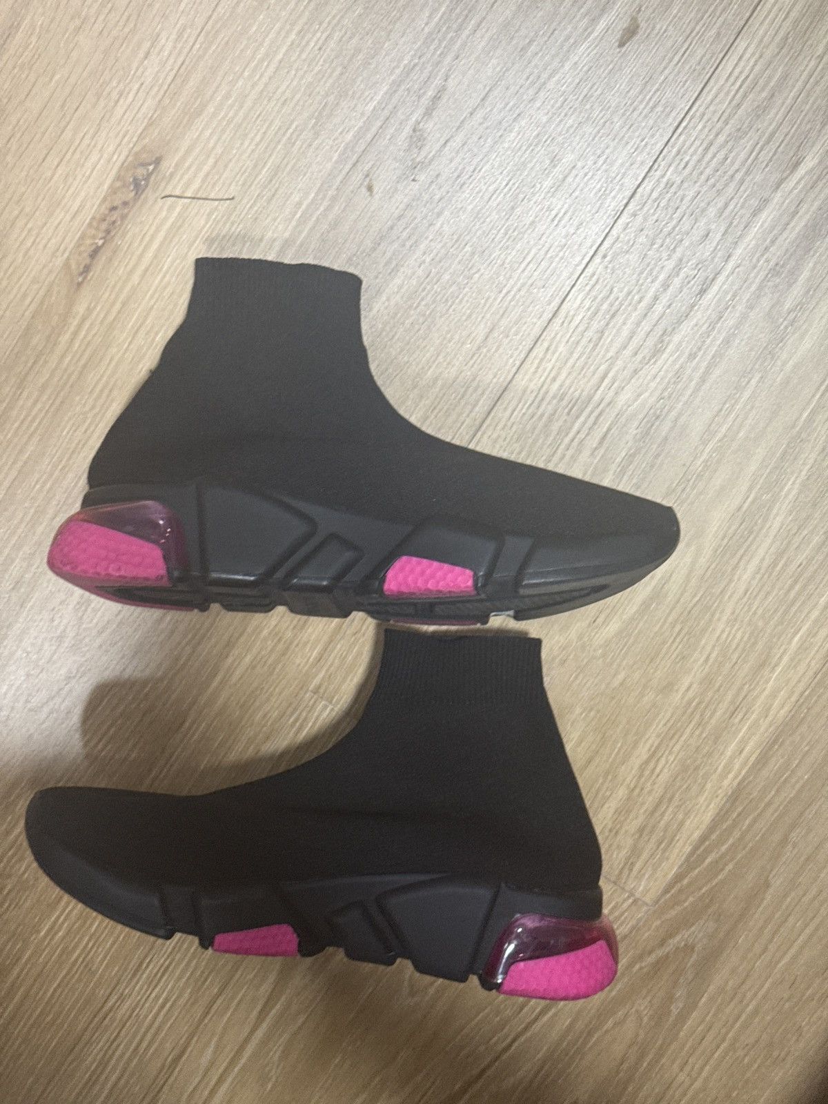 Balenciaga BALENCIAGA Neoprene Knit Womens Speed Clear Sole Sneakers Size US 6 / IT 36 - 2 Thumbnail