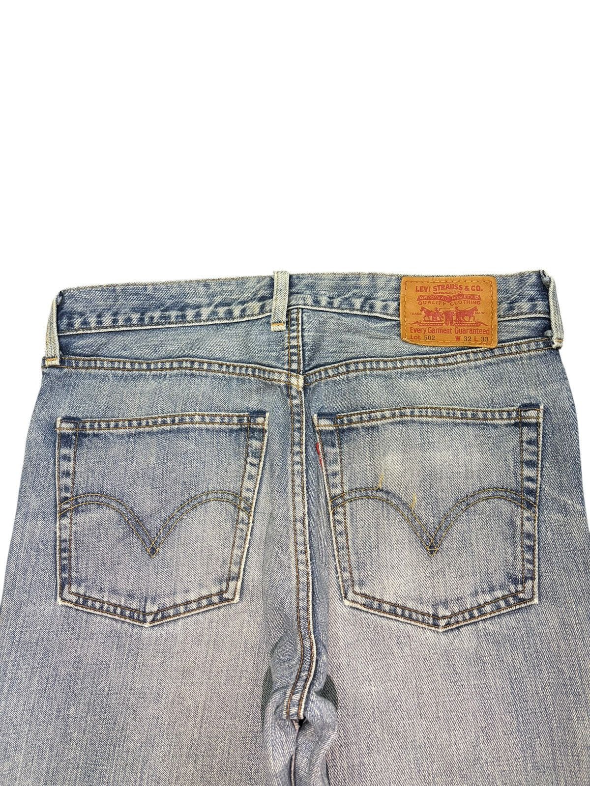 Levi's Vintage 90s Levis 502 Faded Wash Distressed Jeans Size US 31 - 4 Thumbnail