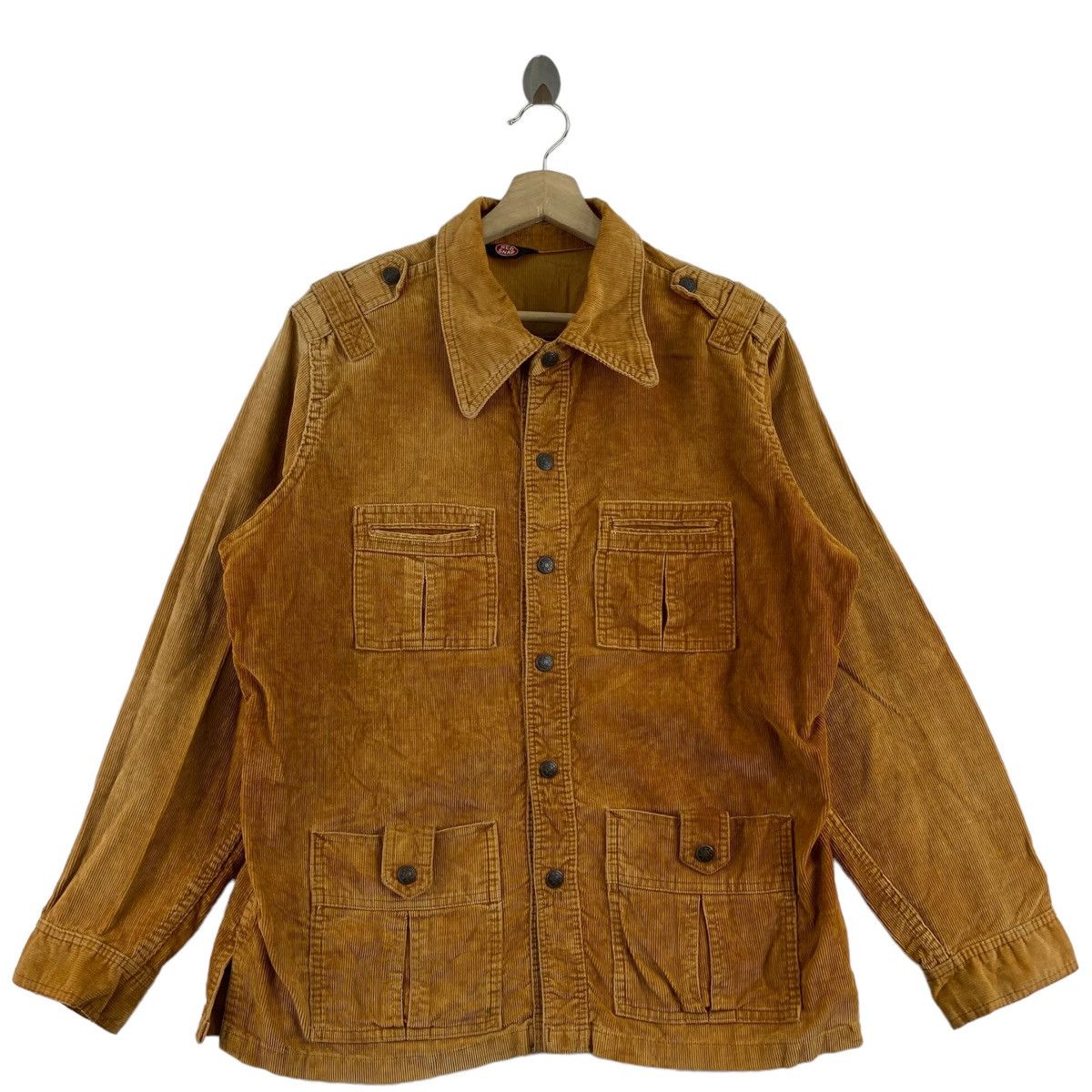 Other RED SNAP Multi Pockets Corduroy Brown Jeans Denim Size US M / EU 48-50 / 2 - 1 Thumbnail