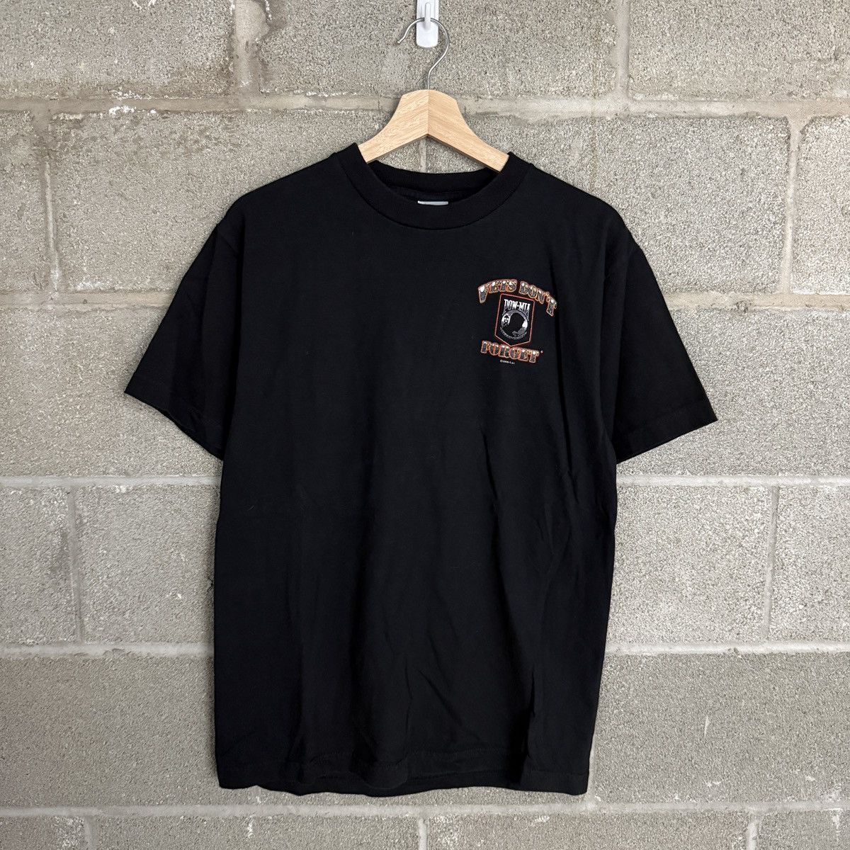 AAA Vintage 2006 AAA Vets Don't Forget Black Biker Tee Mens M Size US M / EU 48-50 / 2 - 2 Thumbnail