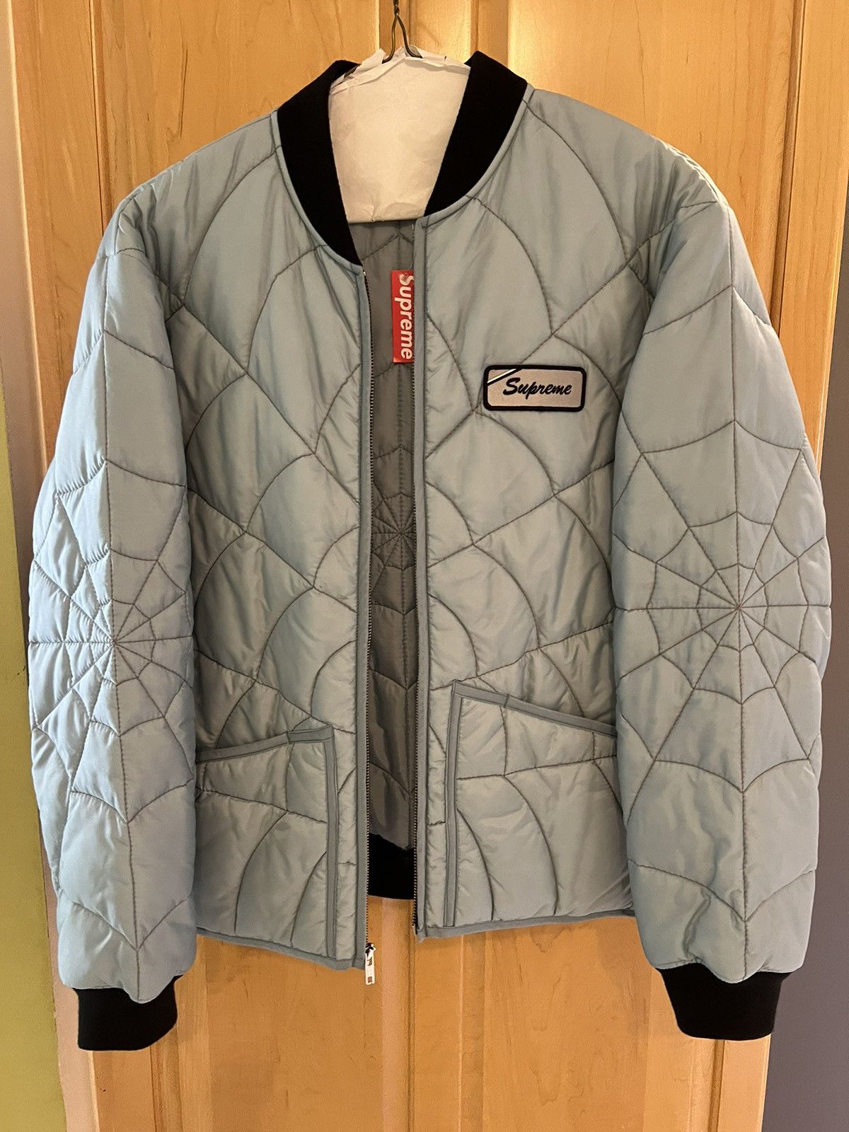 Supreme Supreme Spider Web Quilted Work Jacket | Grailed