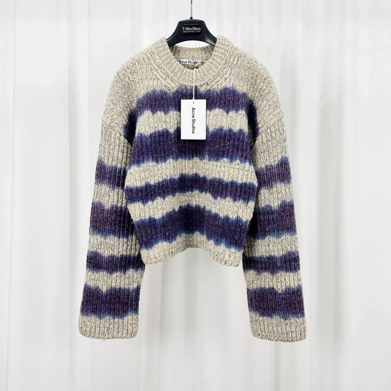Acne Studios Acne Studios Striped Knit Sweater-yf Size US M / EU 48-50 / 2 - 1 Thumbnail
