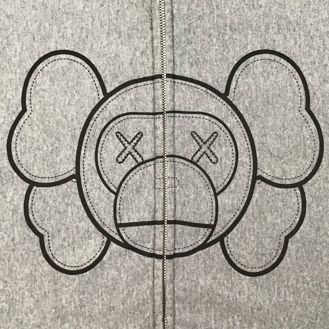 Bape × Kaws BAPE × KAWS MILO full zip hoodie a bathing ape NIGO Size US L / EU 52-54 / 3 - 3 Thumbnail