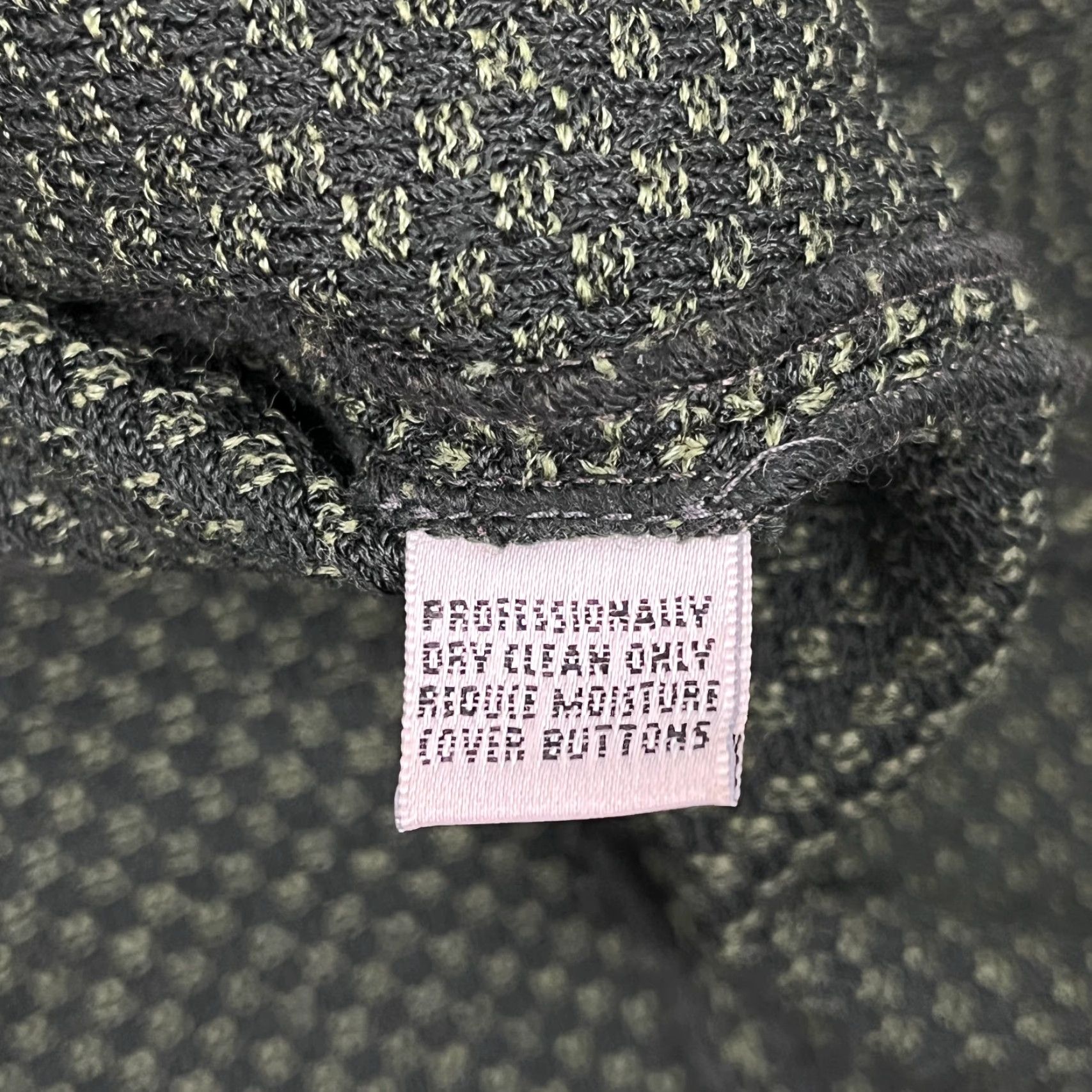 St. John VINTAGE St. John Blazer Womens 10 Double-Breasted Wool Knit Solid Green Notch Lapel Suit Jacket/Blazer Womens Size 10 Size L / US 10 / IT 46 - 3 Thumbnail