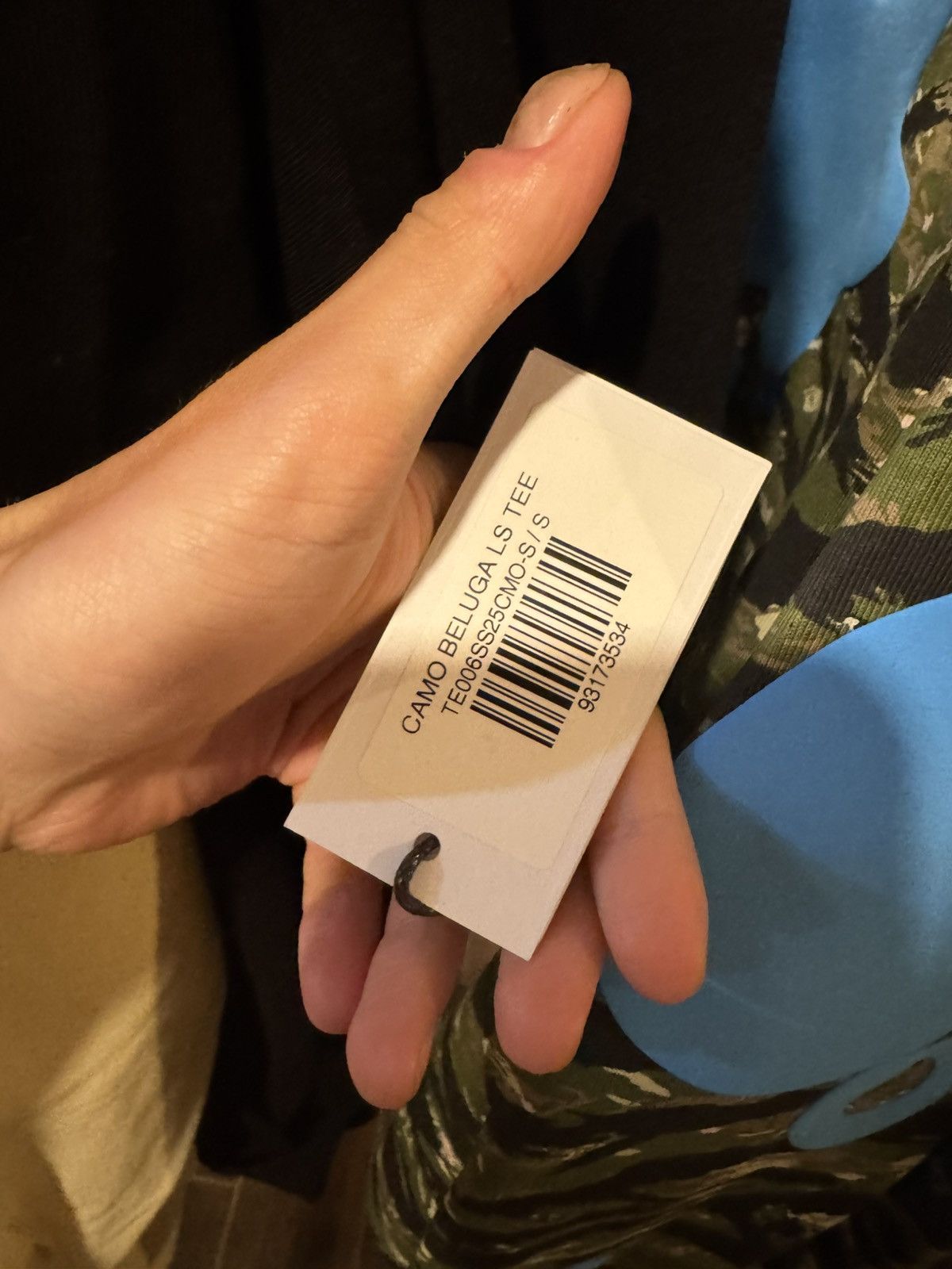 Sp5der Sp5der Beluga Tiger Camo Long-sleeve Tee - Size S Size US S / EU 44-46 / 1 - 9 Thumbnail