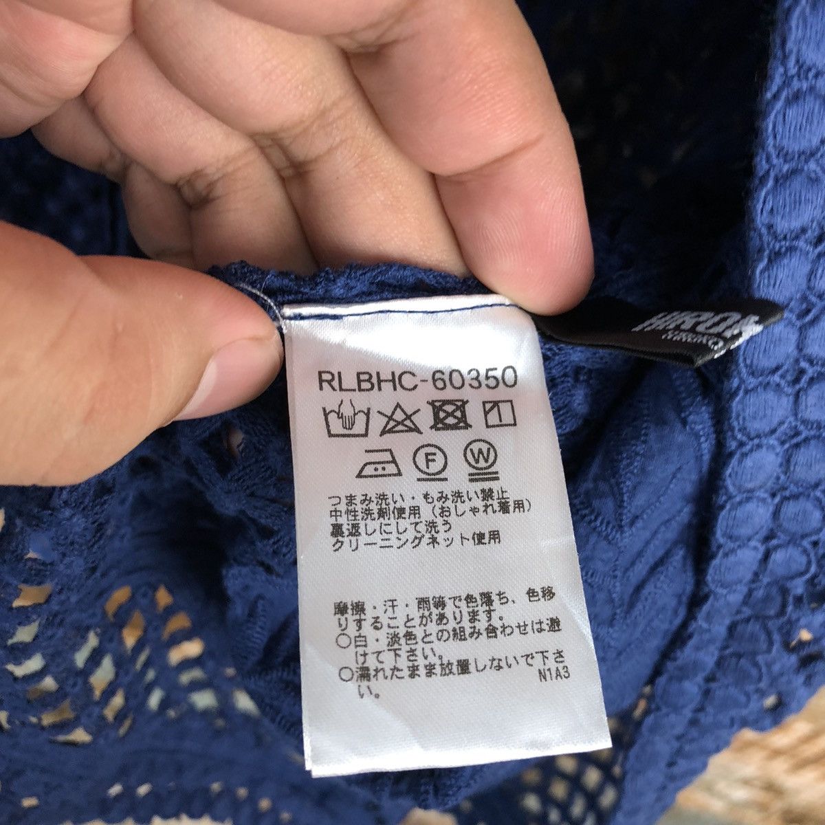 Hiroko Koshino Homme × Homespun Knitwear × Japanese Brand Hiroko Bis koshino Blue Knitwear crochet meshnet #A1557 Size M / US 6-8 / IT 42-44 - 9 Thumbnail