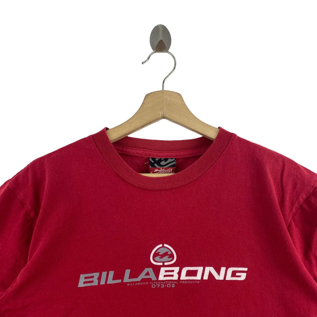 Billabong × Vintage Vintage 90s BILLABONG USA Logo Print Red Short Sleeve Shirt Size US M / EU 48-50 / 2 - 2 Thumbnail