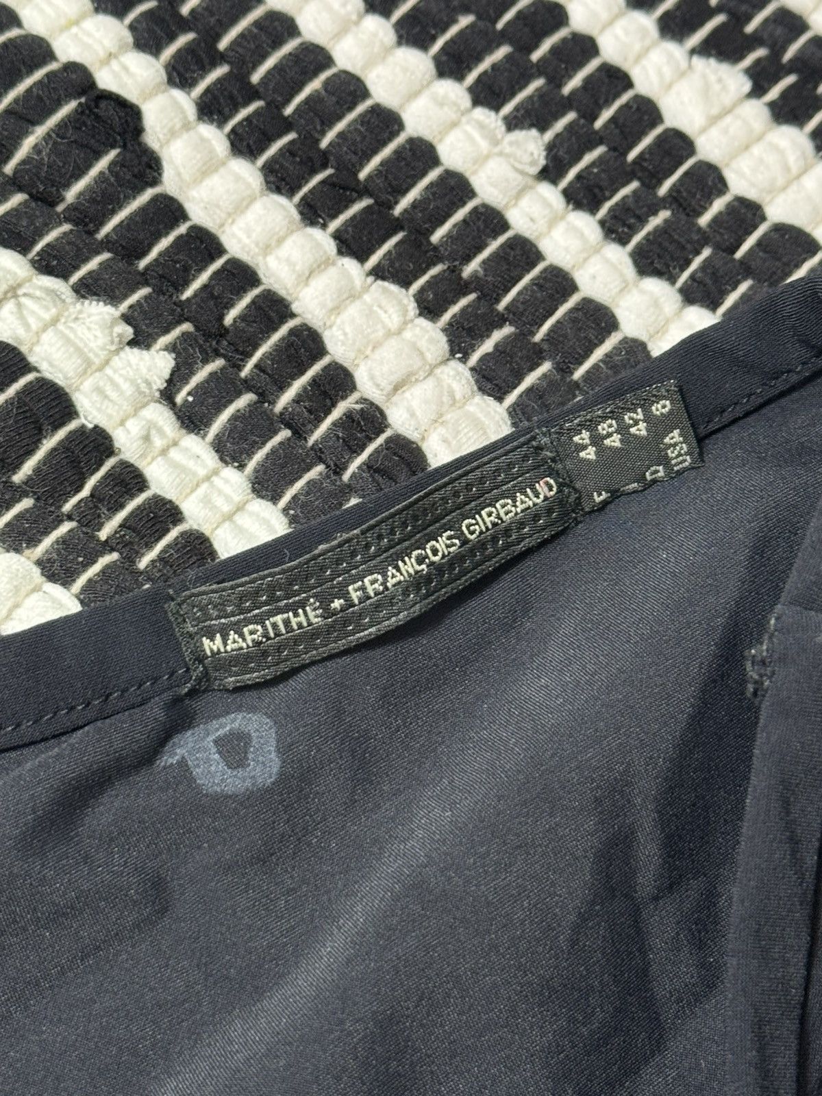 Marithe + Francois Girbaud VINTAGE MARITHE FRANCOIS GIRBAUD AVANT GARDE MIDI SKIRT Size 30" / US 8 / IT 44 - 4 Thumbnail