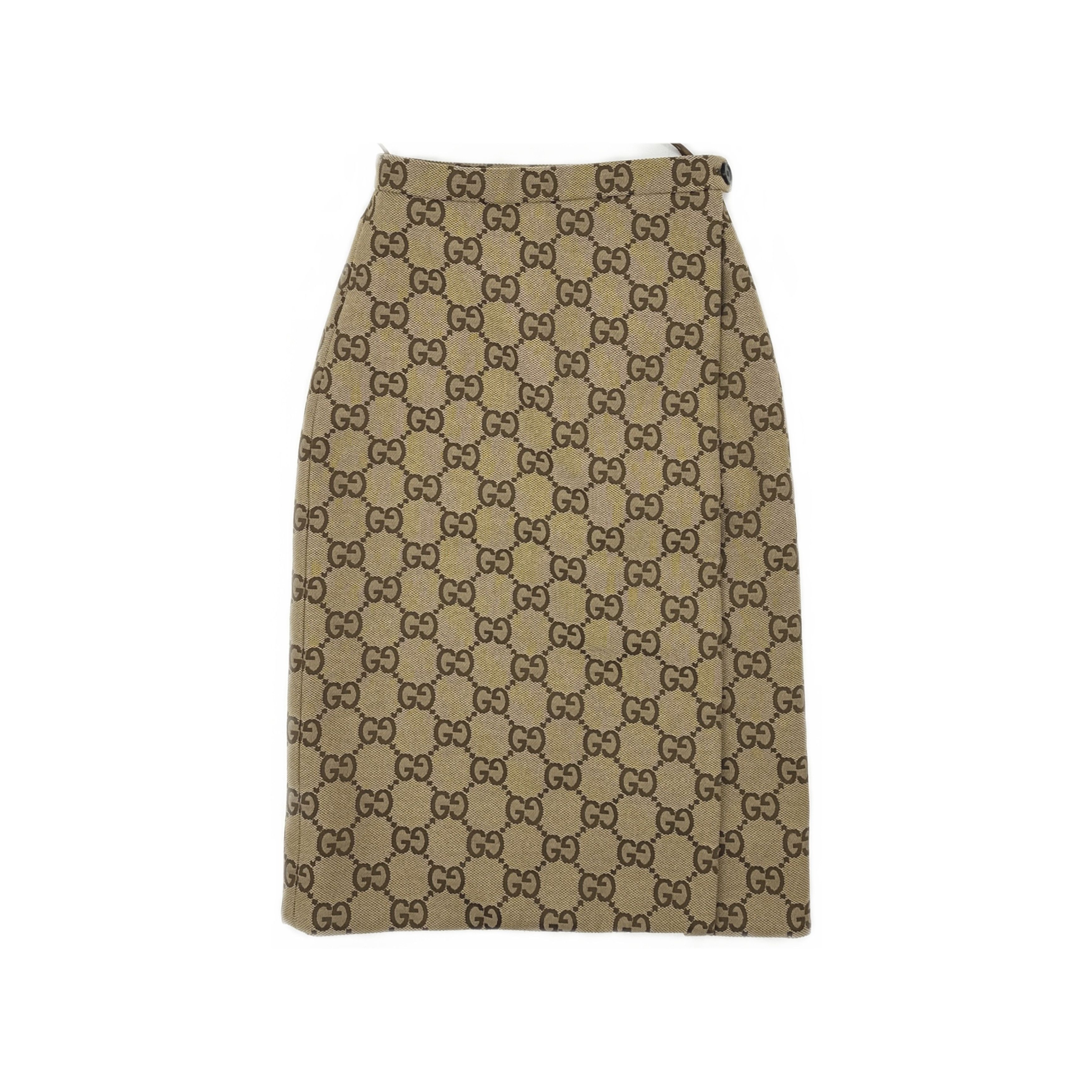 Gucci Gucci GG Monogram Midi Skirt Size 38 Size 26" / US 2 / IT 38 - 1 Thumbnail