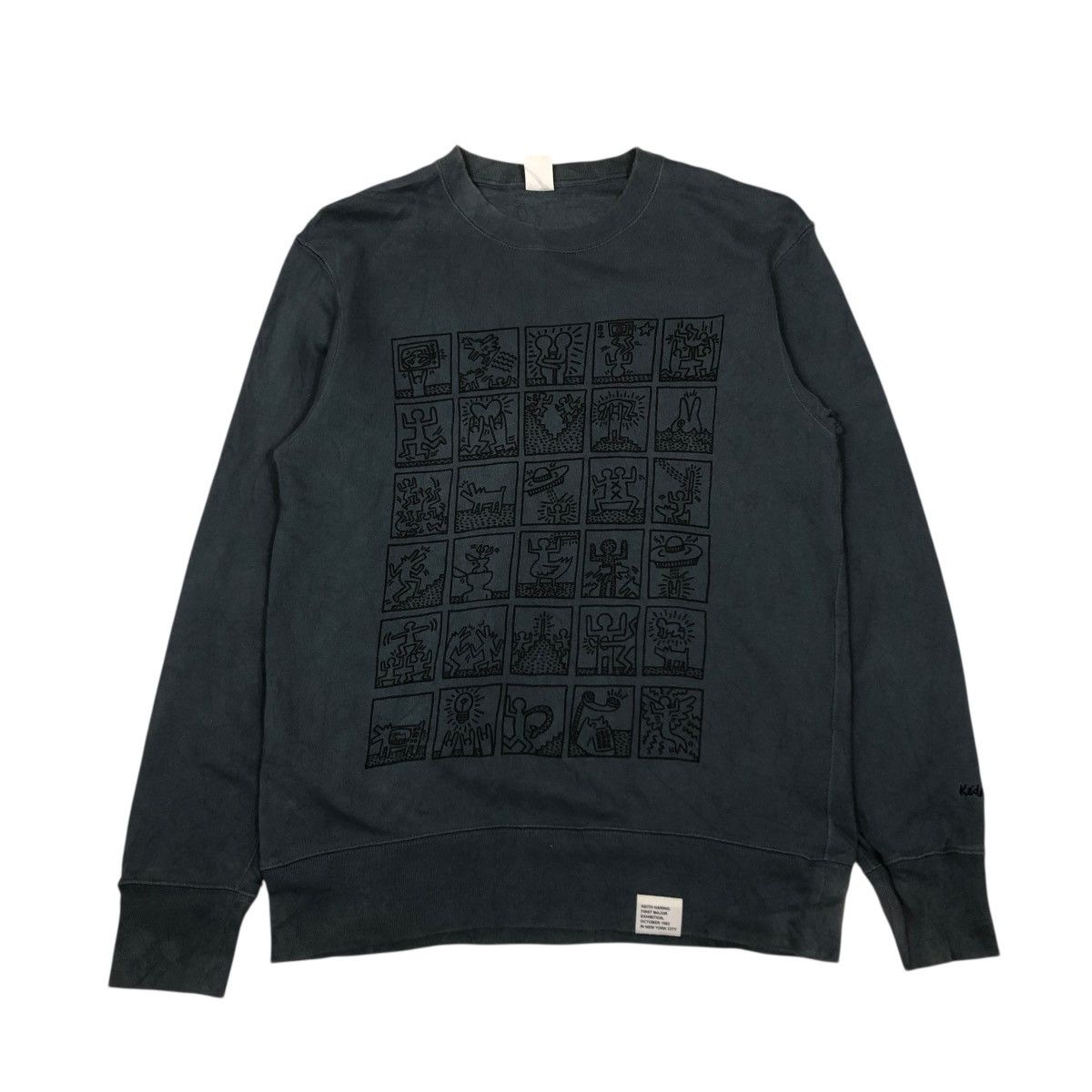 Japanese Brand 🔥VINTAGE SWEATSHIRT UT X KEITH HARRING BIG LOGO Size US M / EU 48-50 / 2 - 1 Thumbnail