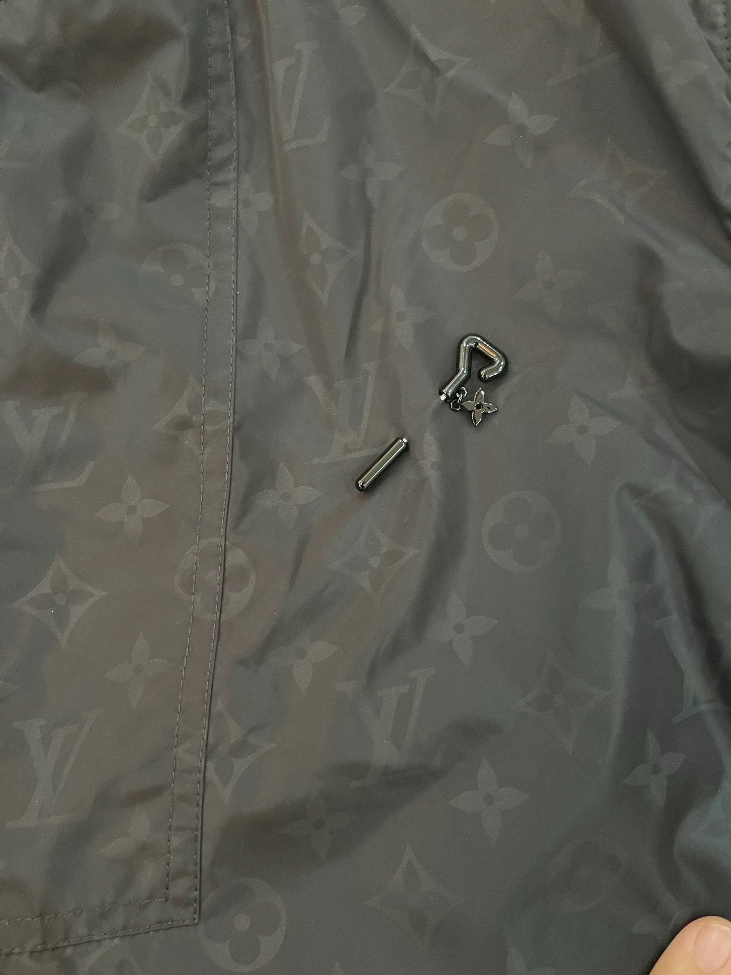 Louis Vuitton LV Full Logo Monogram Pin Jacket 46 (Fits 50) New Size US S / EU 44-46 / 1 - 5 Thumbnail