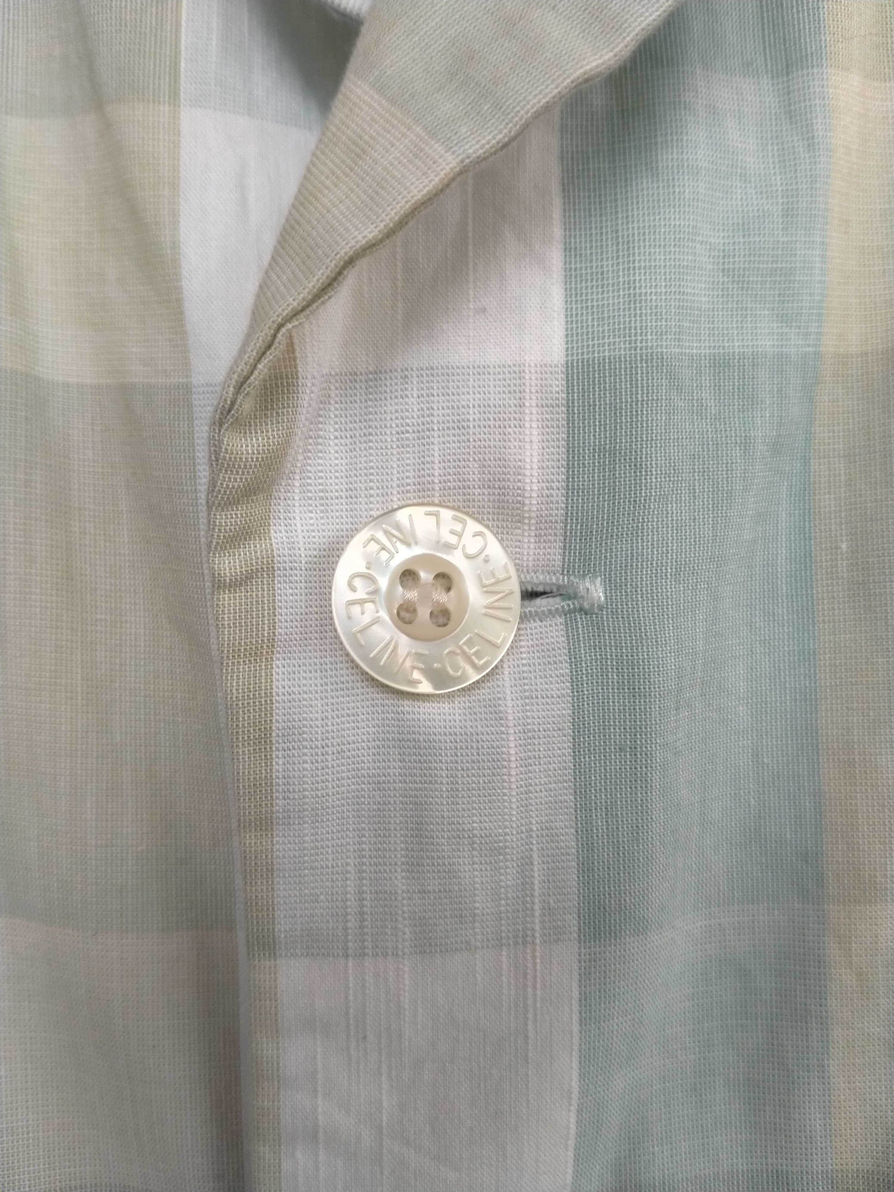 Celine Vintage Celine Pajama shirts Size US M / EU 48-50 / 2 - 5 Thumbnail