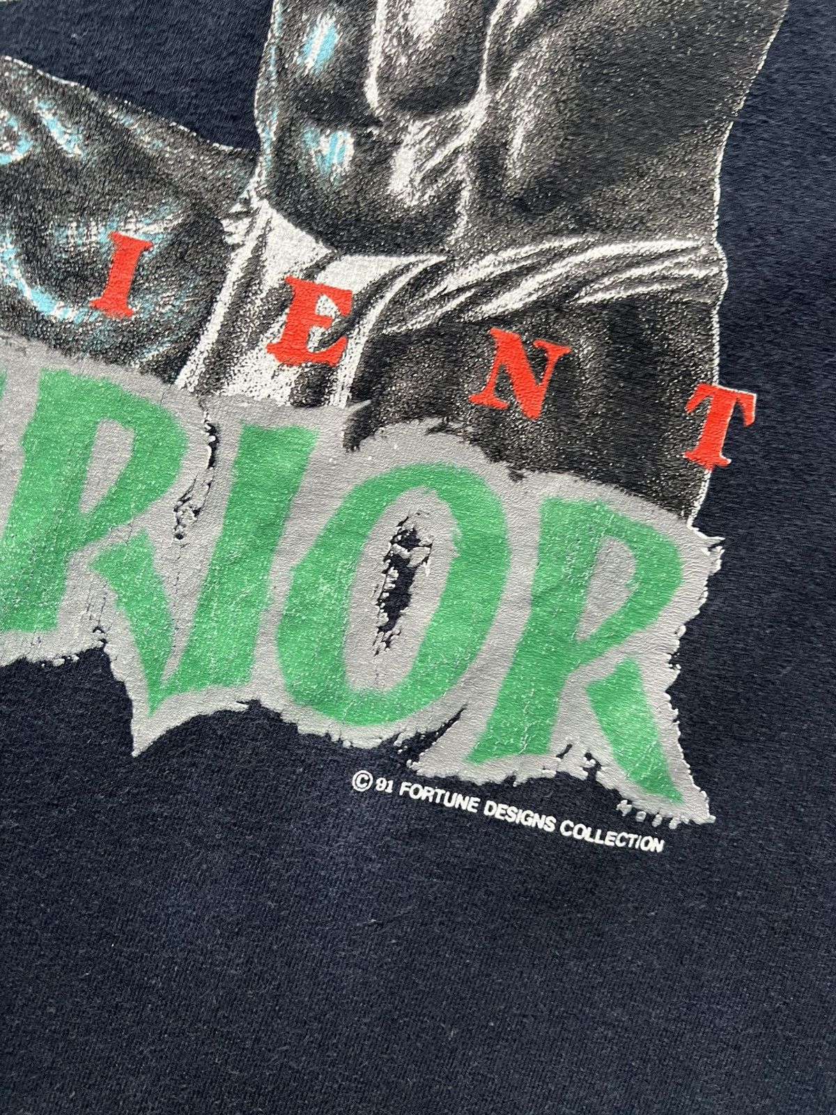 Vintage ‘00s Hawaiian Strength Ancient Warrior Puali Tee Shirt Size US L / EU 52-54 / 3 - 4 Thumbnail