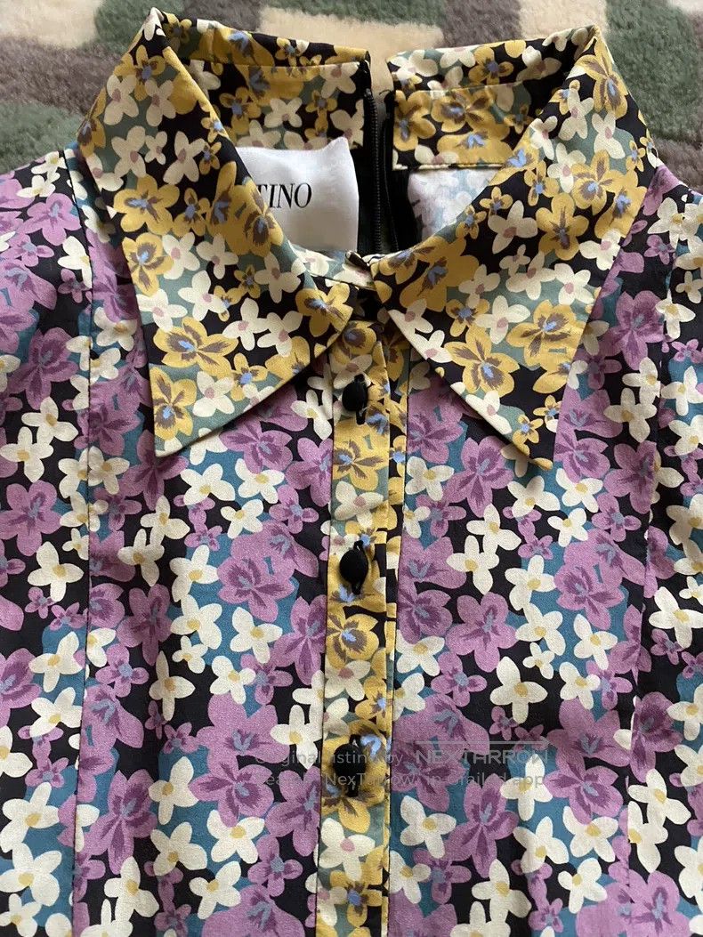 Valentino Valentino floral dress Size M / US 6-8 / IT 42-44 - 3 Thumbnail